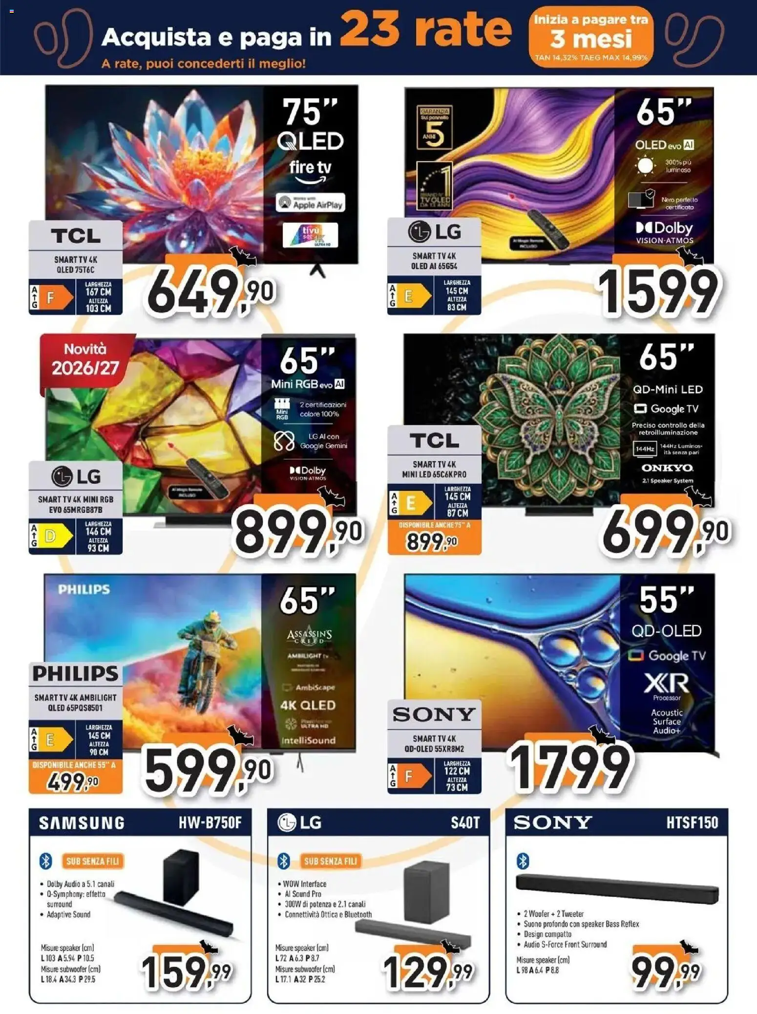 Nuovo Unieuro - Halloween da Unieuro! dal 30/10/2026 > offerte anteprima 🛍️ | Pagina: 5 | Prodotti: TV, Audio, Speaker, Samsung