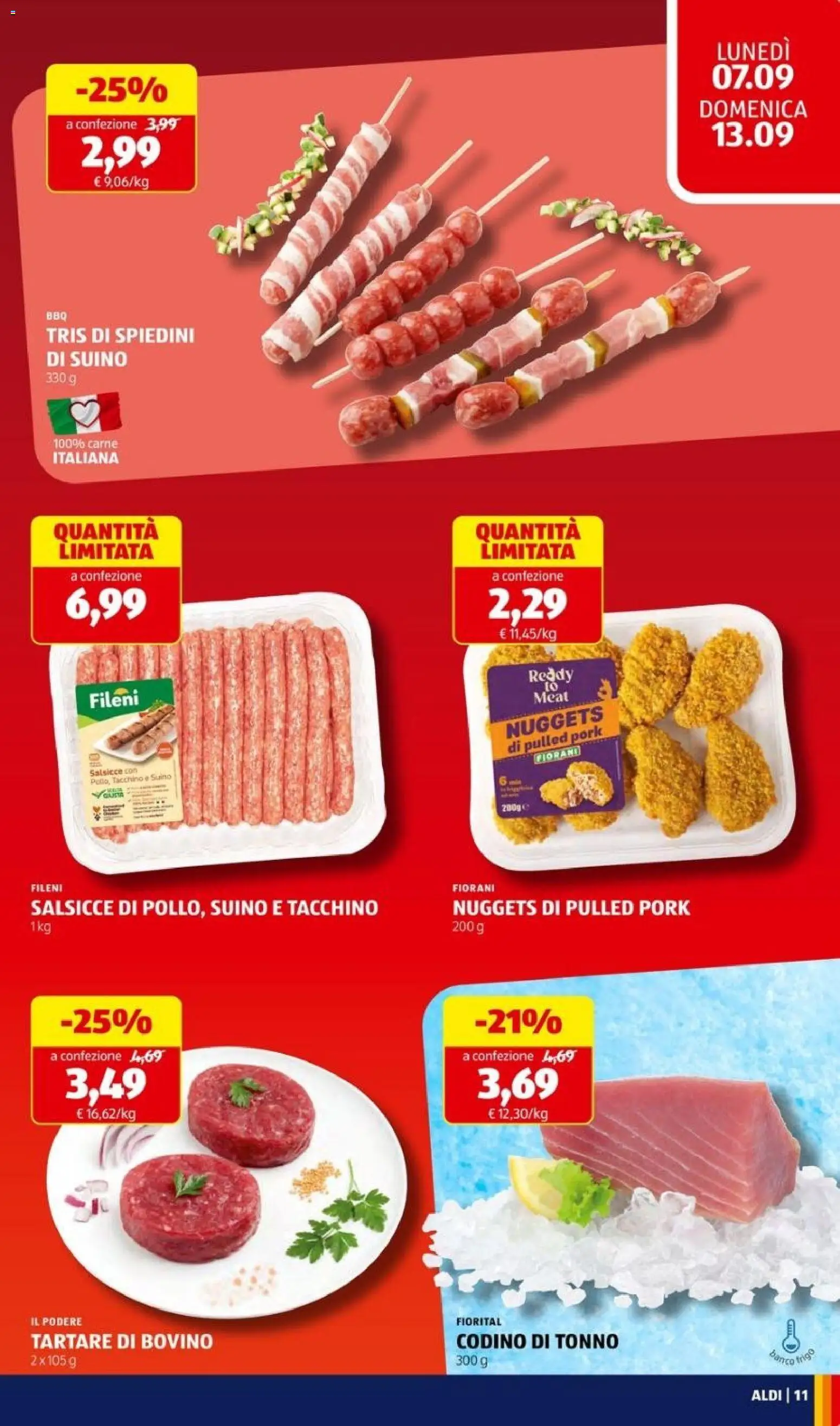 Volantino Aldi del 07/09/2026 | Pagina: 13