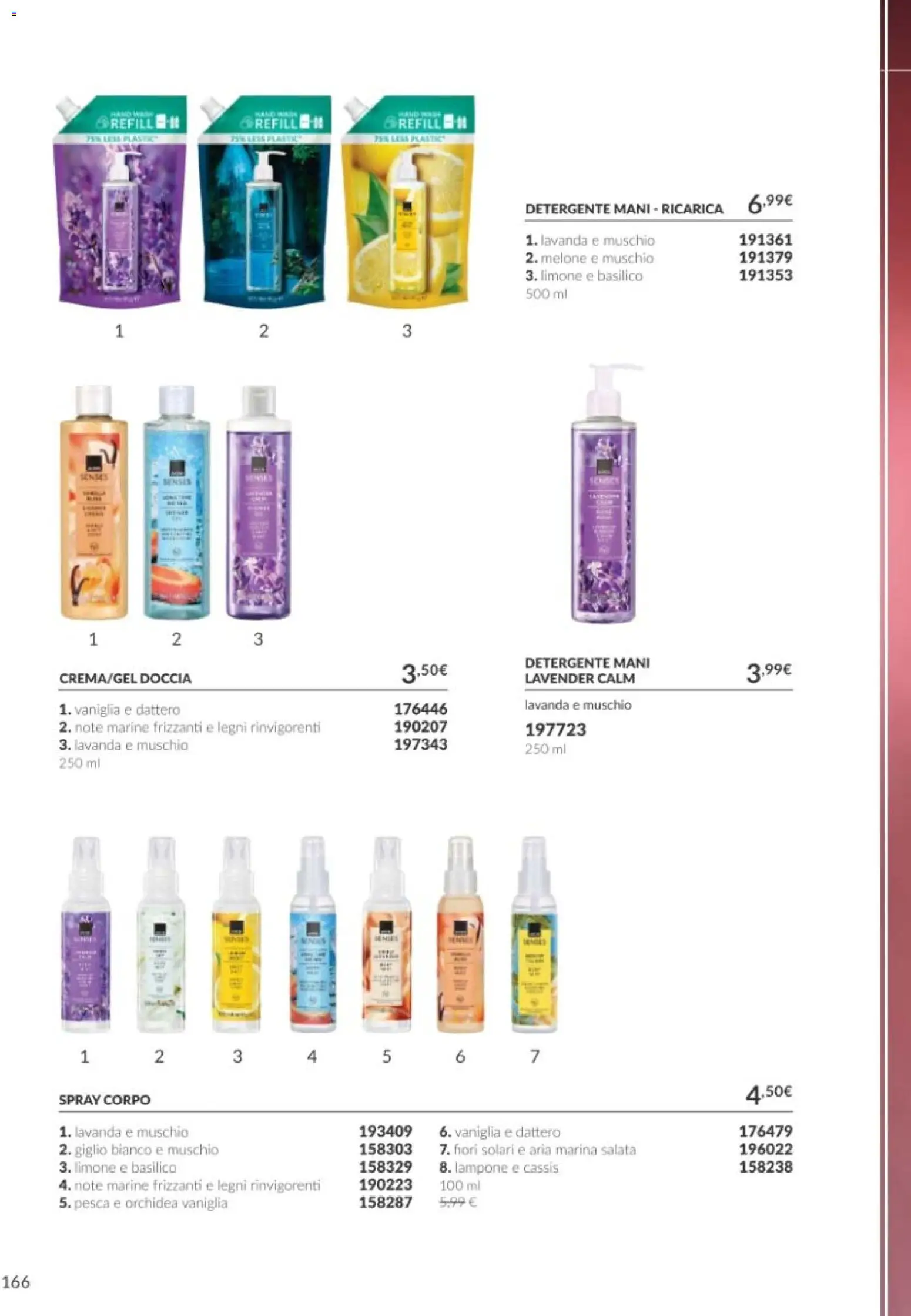 Volantino Avon del 01/10/2026 | Pagina: 166 | Prodotti: Limone, Pesca, Basilico, Lampone