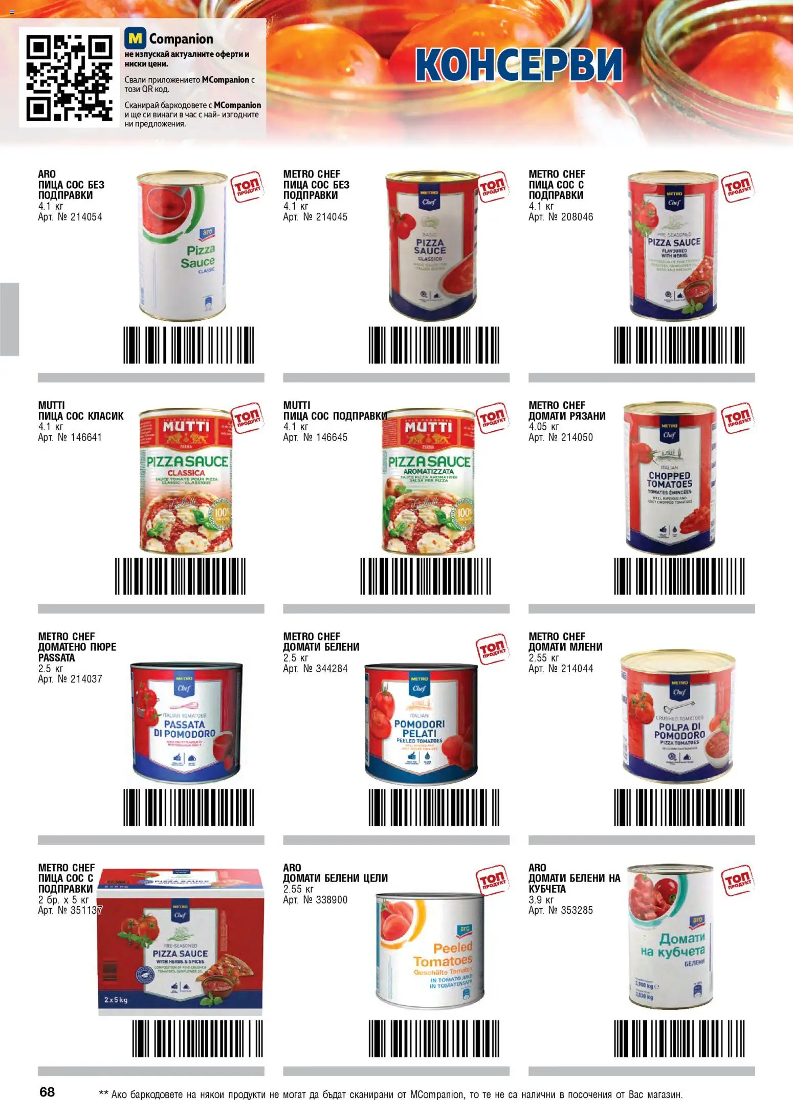 {H1} | Страница: 68 | Продукти: Пица, Подправки, Сос, Домати