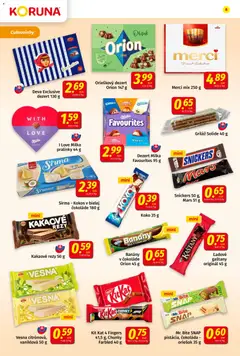 Koruna leták platný od 03.07.2026 | Strana: 8 | Produkty: Gaštany, Banány, Merci, Milka