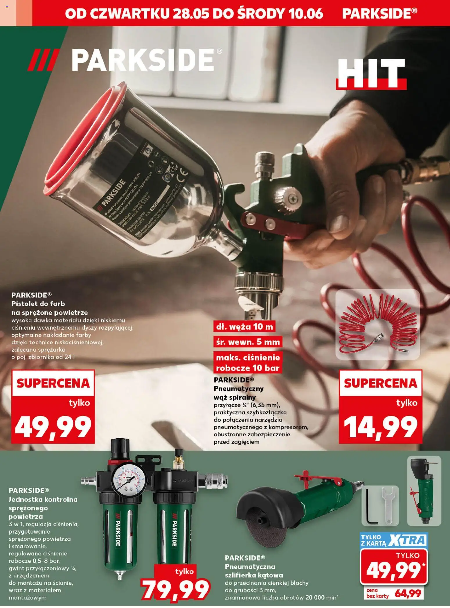 Kaufland Polsko leták - Mocny start od 01.06.2026 | Strana: 28 | Produkty: Parkside, Karty