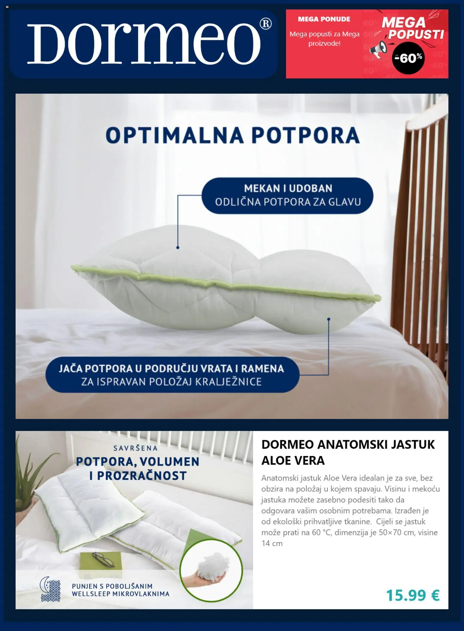 Dormeo Home katalog | vrijedi od 04.06.2026 | Stranica: 6 | Proizvodi: Jastuk, Vrata