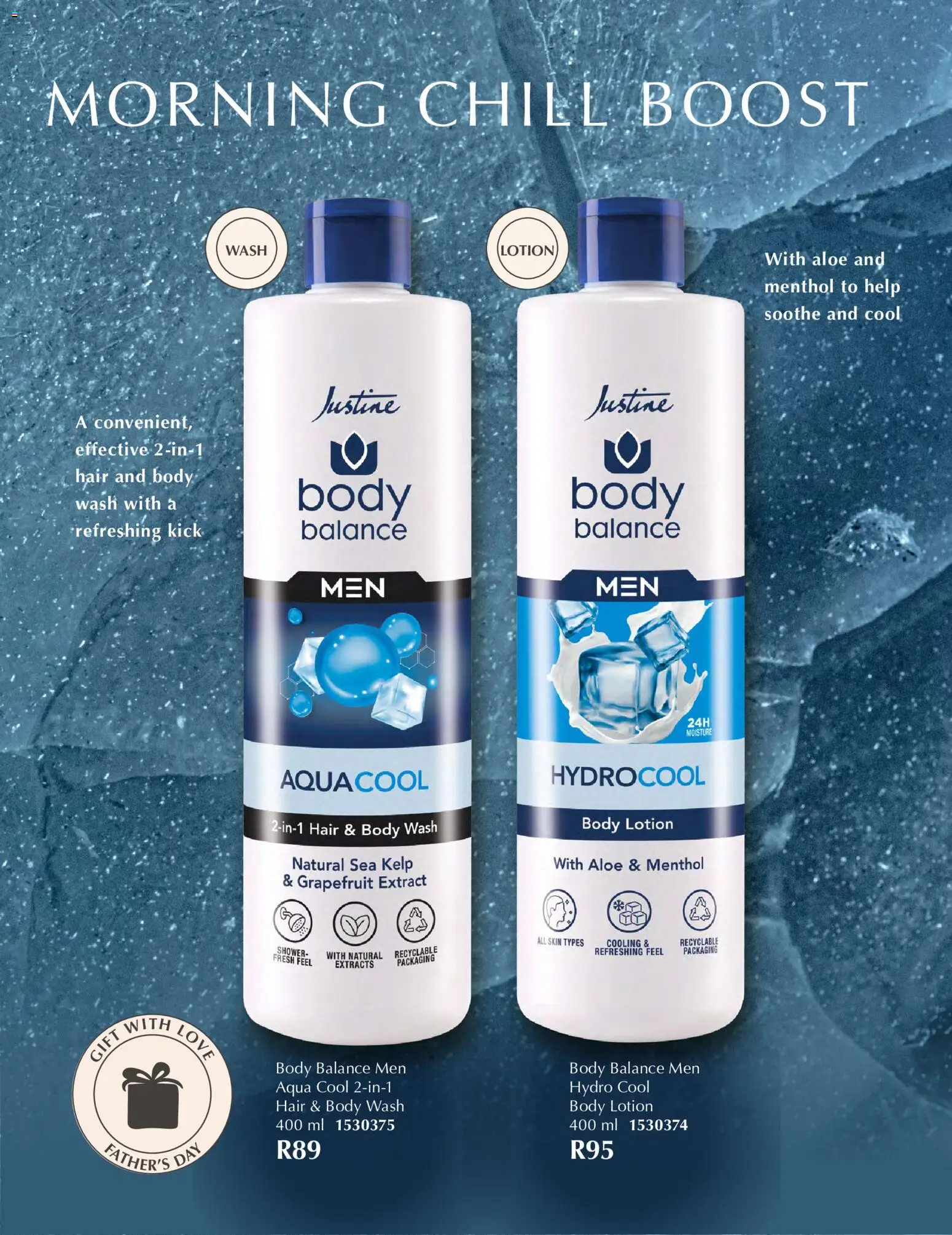 New Justine catalogue – valid from 11.05.2026 | Page: 13 | Products: Shower, Grapefruit, Body wash, Lotion