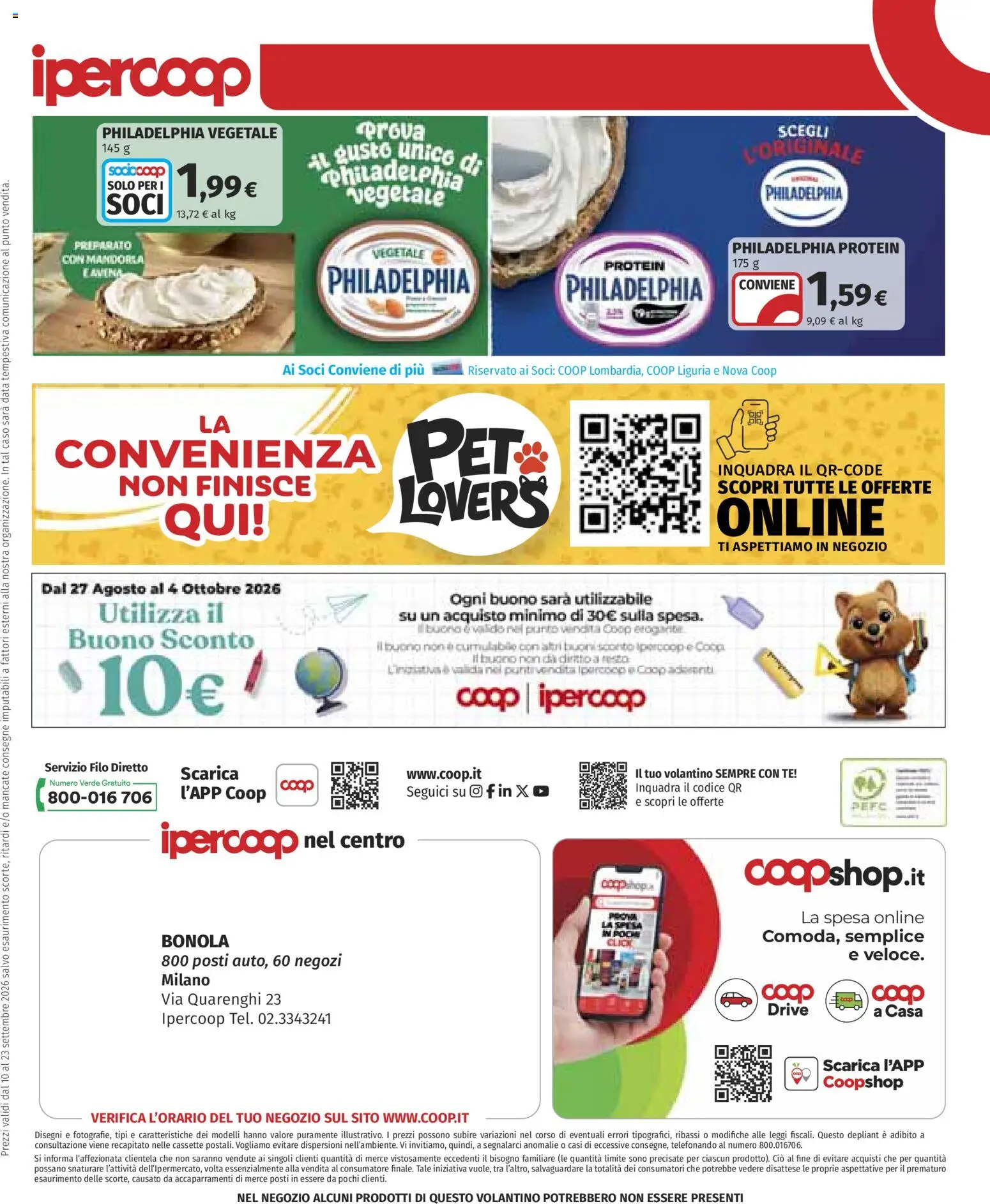 Volantino Ipercoop del 10/09/2026 | Pagina: 47 | Prodotti: Tè, Mandorla, Data