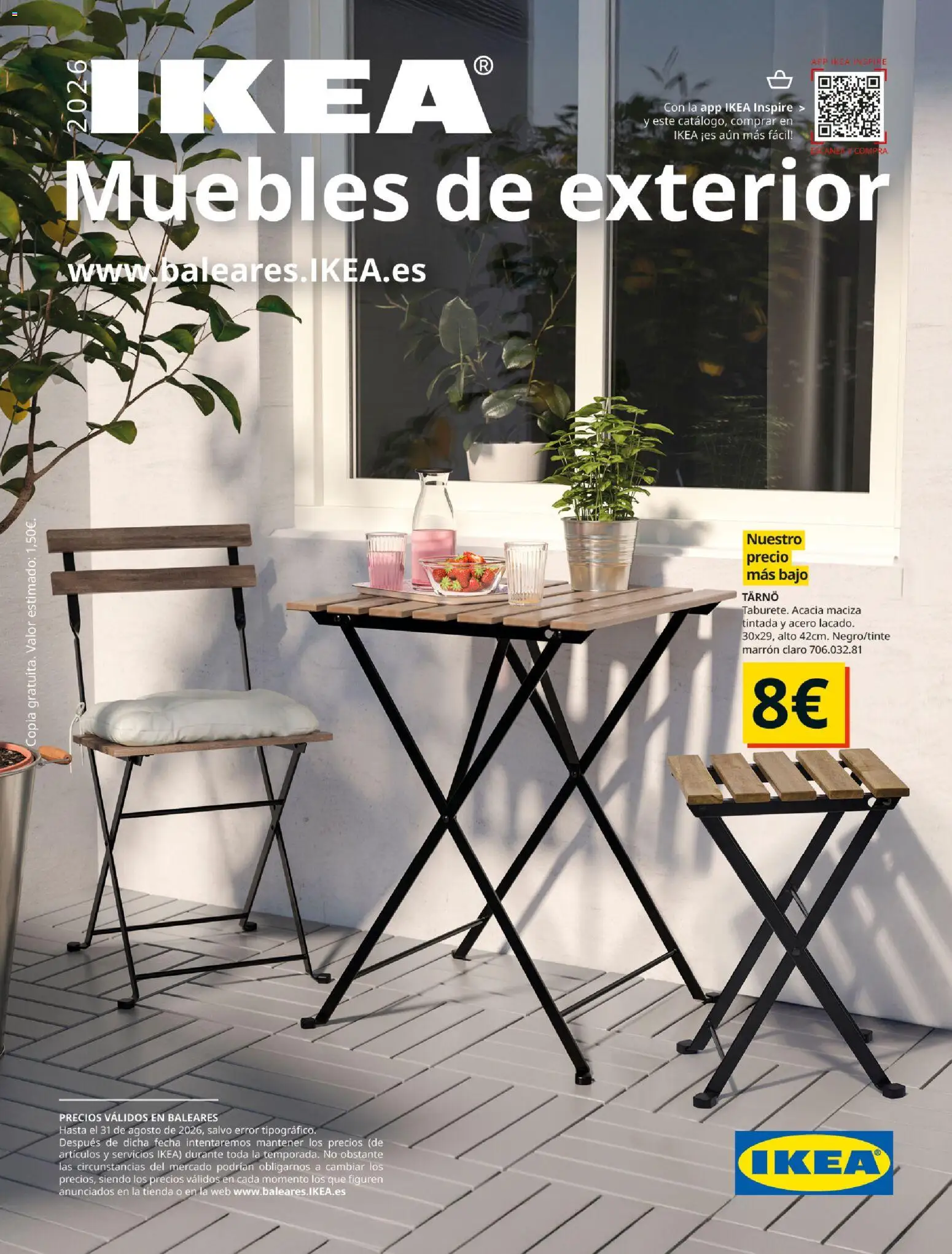Catálogo IKEA Muebles de exterior │ válido desde el 17/12/2025 | Página: 1 | Productos: Muebles