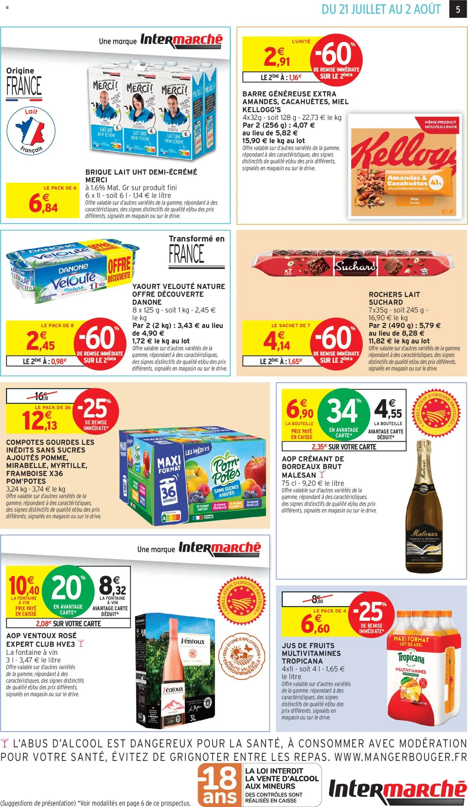 {H1} | Page: 5 | Produits: Framboise, Pom'potes, Miel, Vin