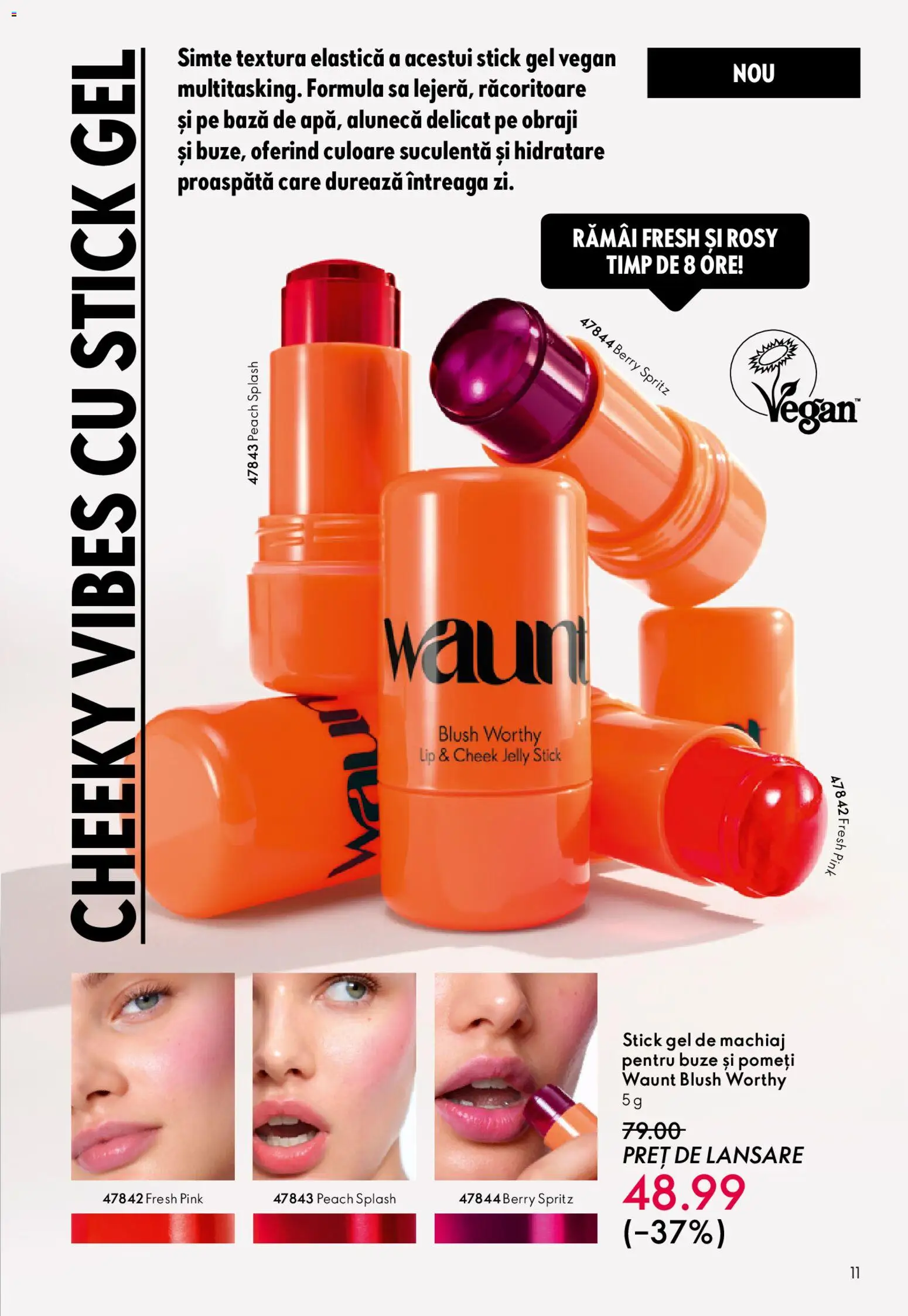 Noul catalog Oriflame – valabil de la 06.05.2026 | Pagină: 11 | Produse: Machiaj, Blush