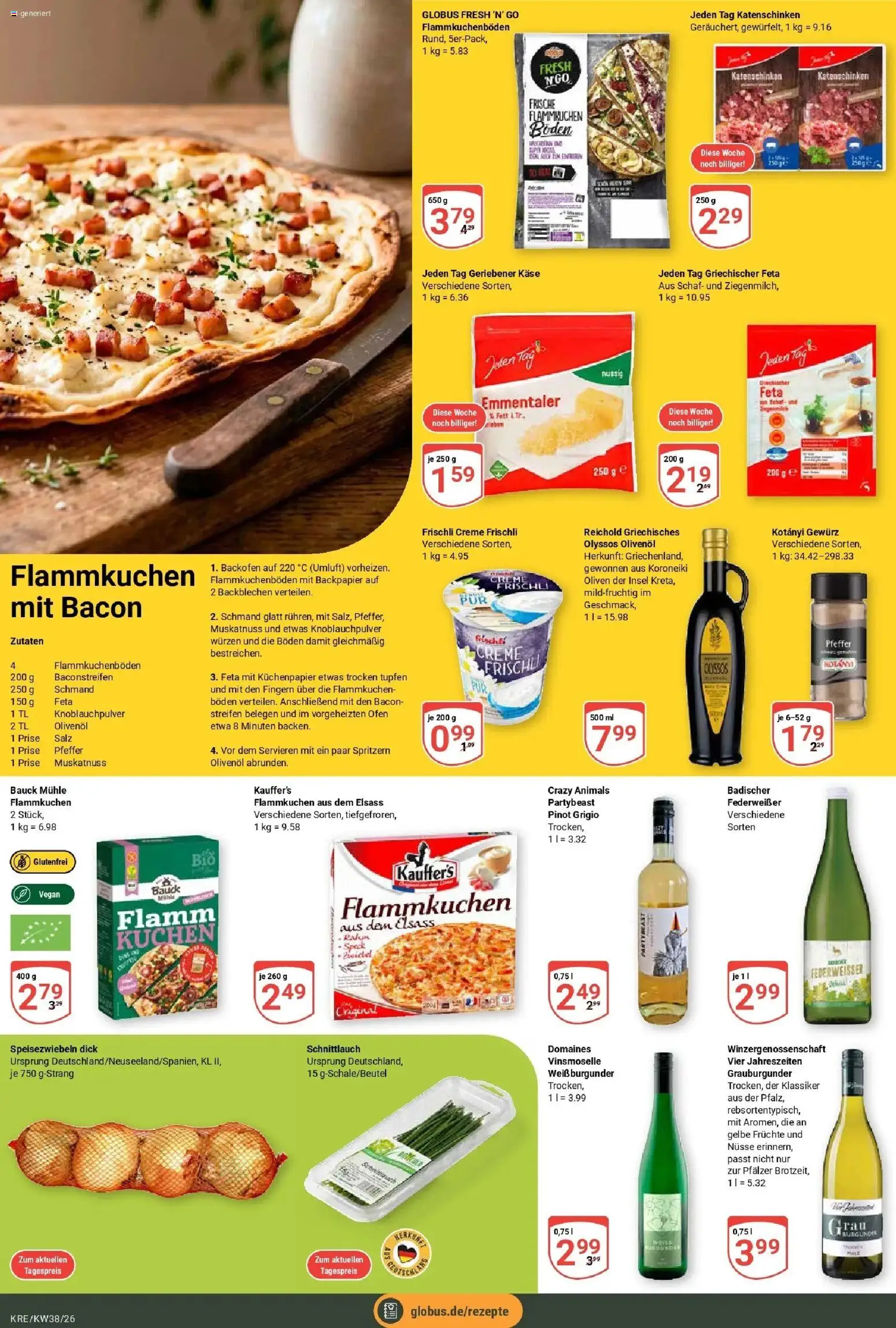 Globus Prospekt Krefeld (ab 14.09.2026) » Angebote online | Seite: 14 | Produkte: Ofen, Creme, Pfeffer, Kuchen