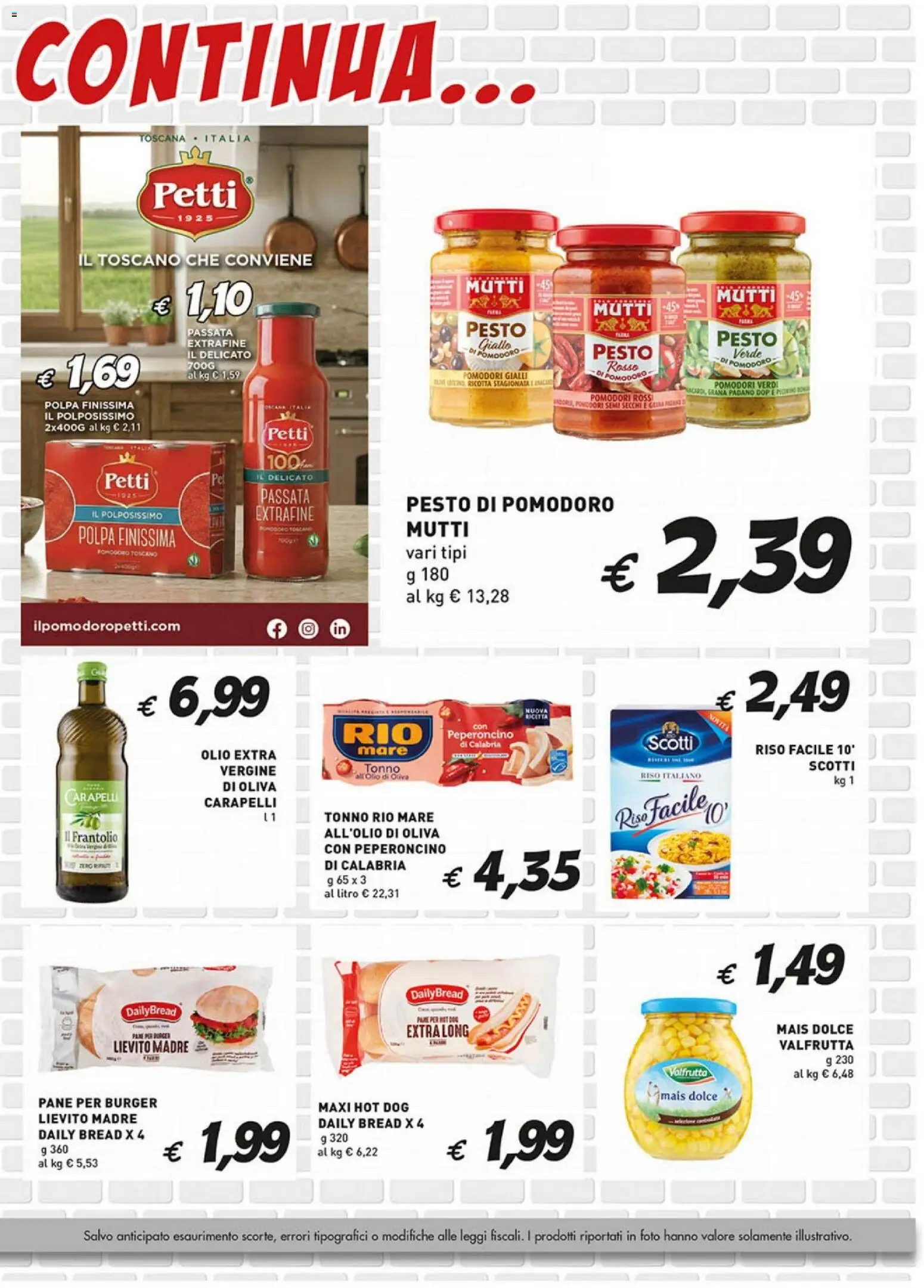 Volantino Coal del 21.05.2026 | Pagina: 3 | Prodotti: Pomodori, Peperoncino, Ricotta, Mutti