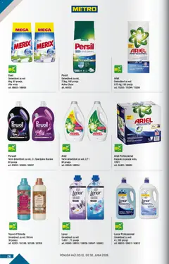 Metro katalog BMPL - pregled Metro kataloga - važi od 01.06.2026 | Strana: 26 | Proizvode: Tečni deterdžent, Lenor, Kapsule, Omekšivač za veš