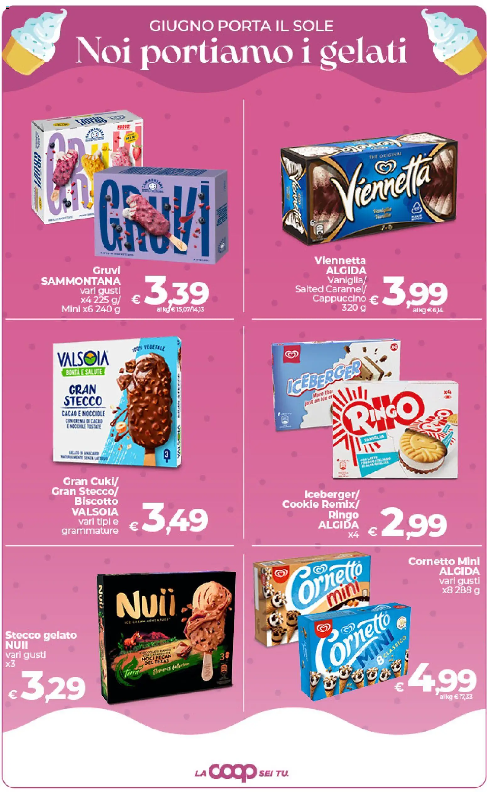 Volantino Ipercoop del 09.06.2026 | Pagina: 30 | Prodotti: Gelato, Noci, The, Cacao