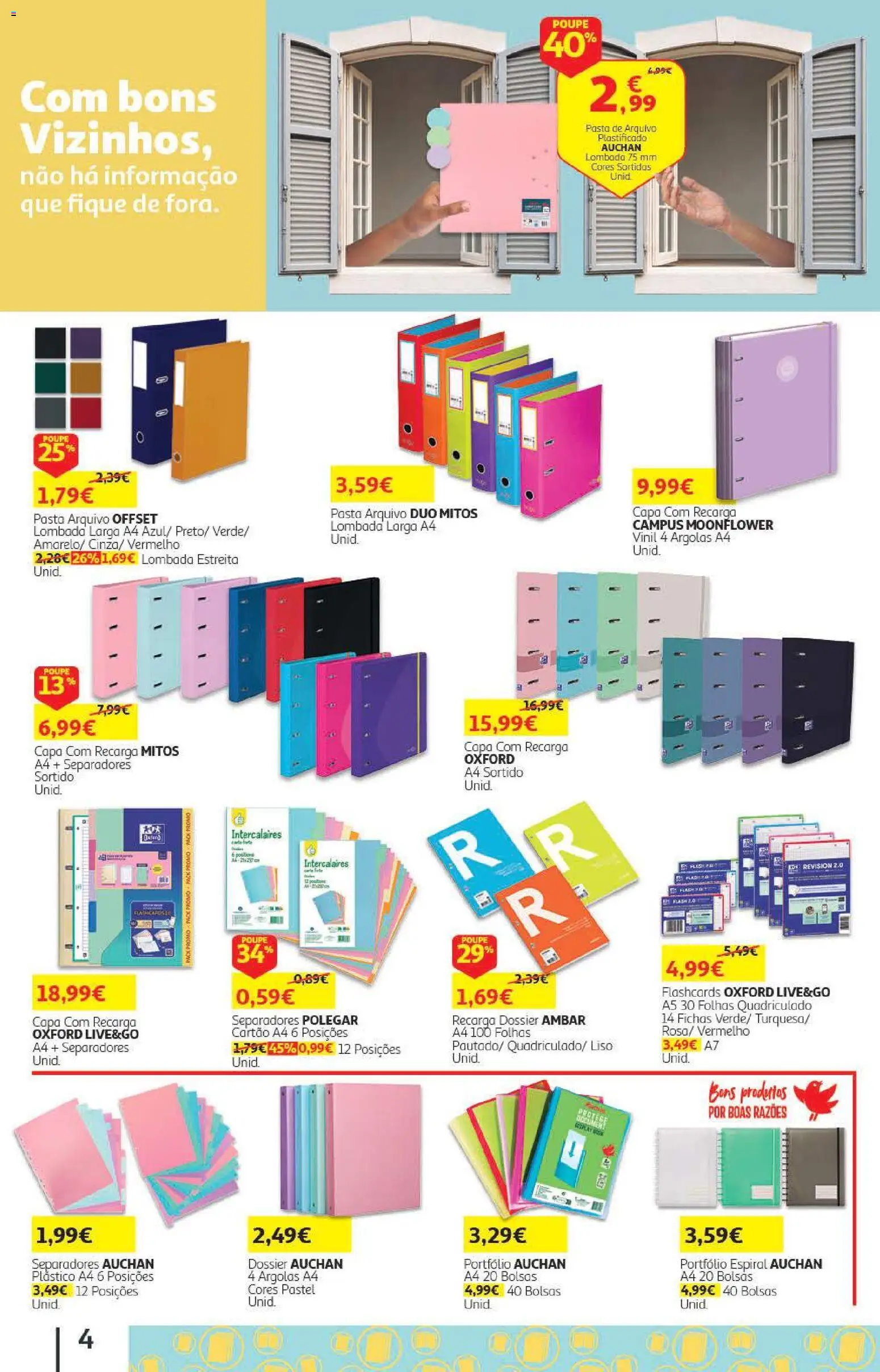 Auchan - Folheto Escolar  Têxtil Criança │ válido de 04/09/2026 | Página: 4