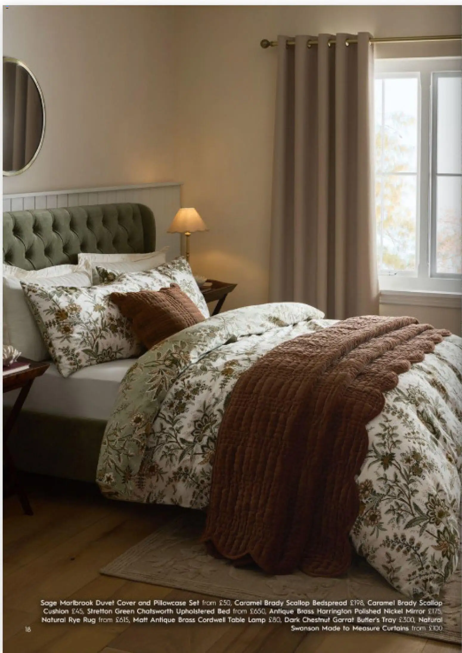 {H1} | Page: 18 | Products: Table, Lamp, Rug, Table lamp