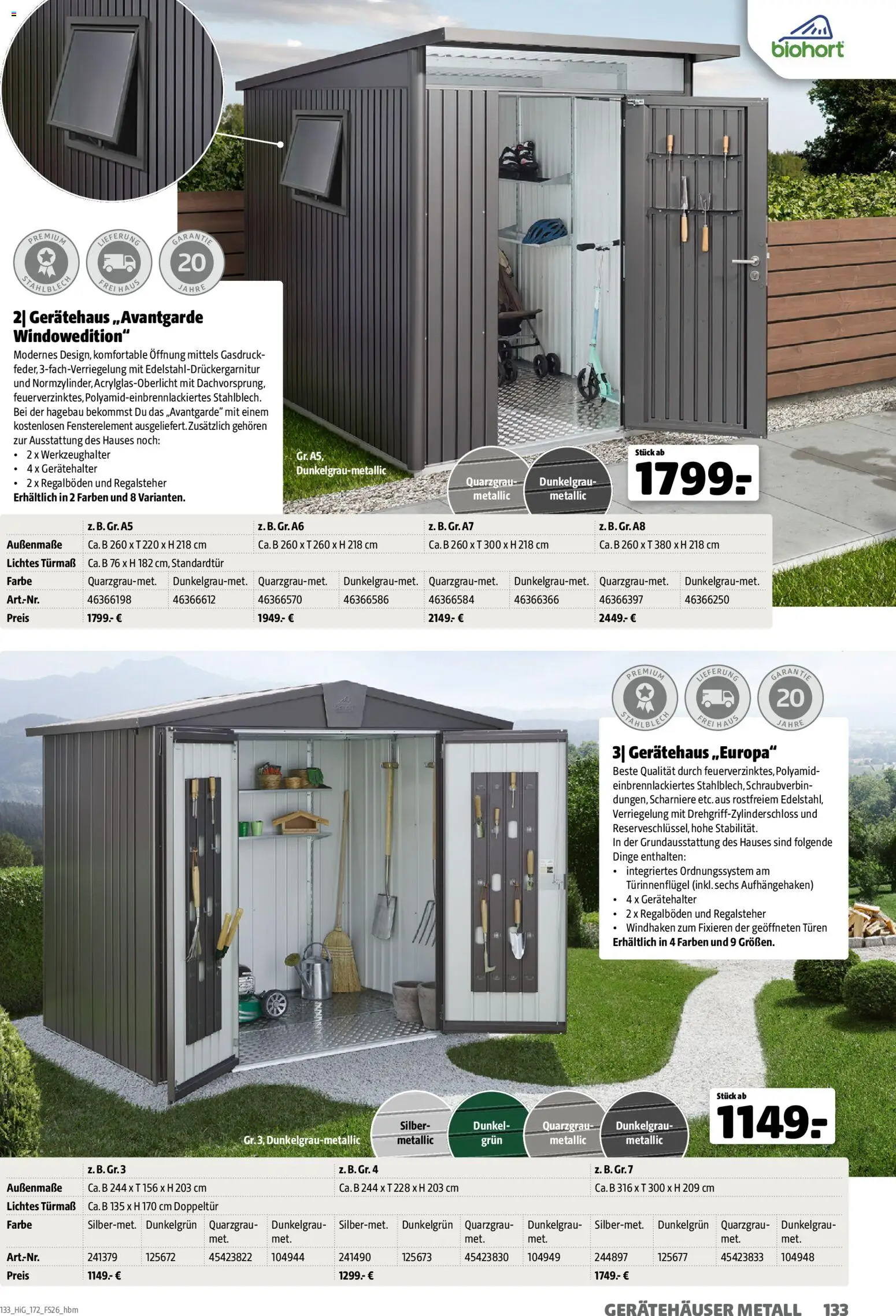 Hagebau Gartengestaltungsortiment – gültig ab 02.03.2026 | Seite: 133