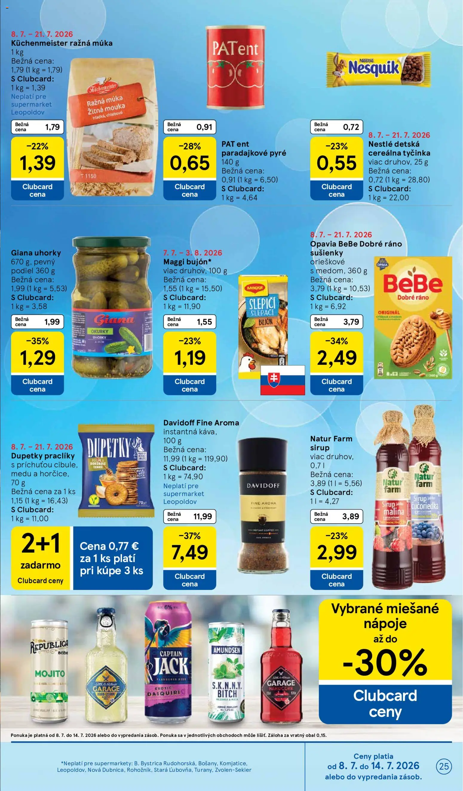 Nové Tesco akcie – leták je platný od 08.07.2026 | Strana: 25