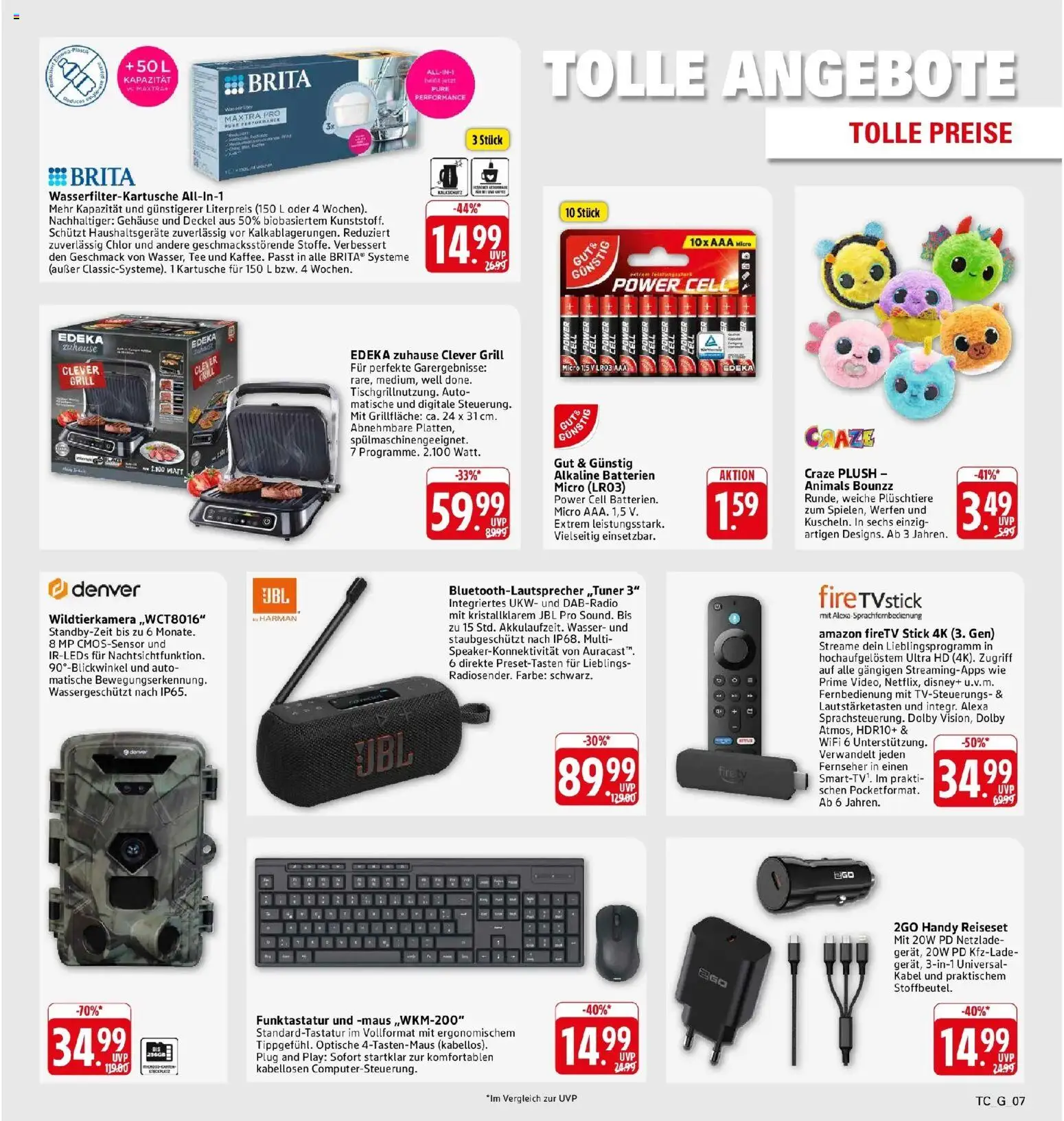 Marktkauf Prospekt Weil Am Rhein (ab 14.09.2026) » Angebote online | Seite: 39 | Produkte: Kabel, Grill, Maus, Fernseher