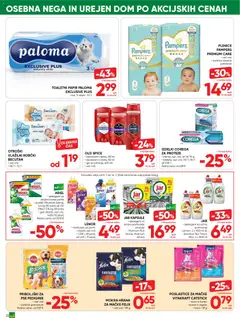 Tuš katalog akcije – veljaven od 08.07.2026 | Stran: 22 | Izdelki: Prašek, Robčki, Losos, Kos
