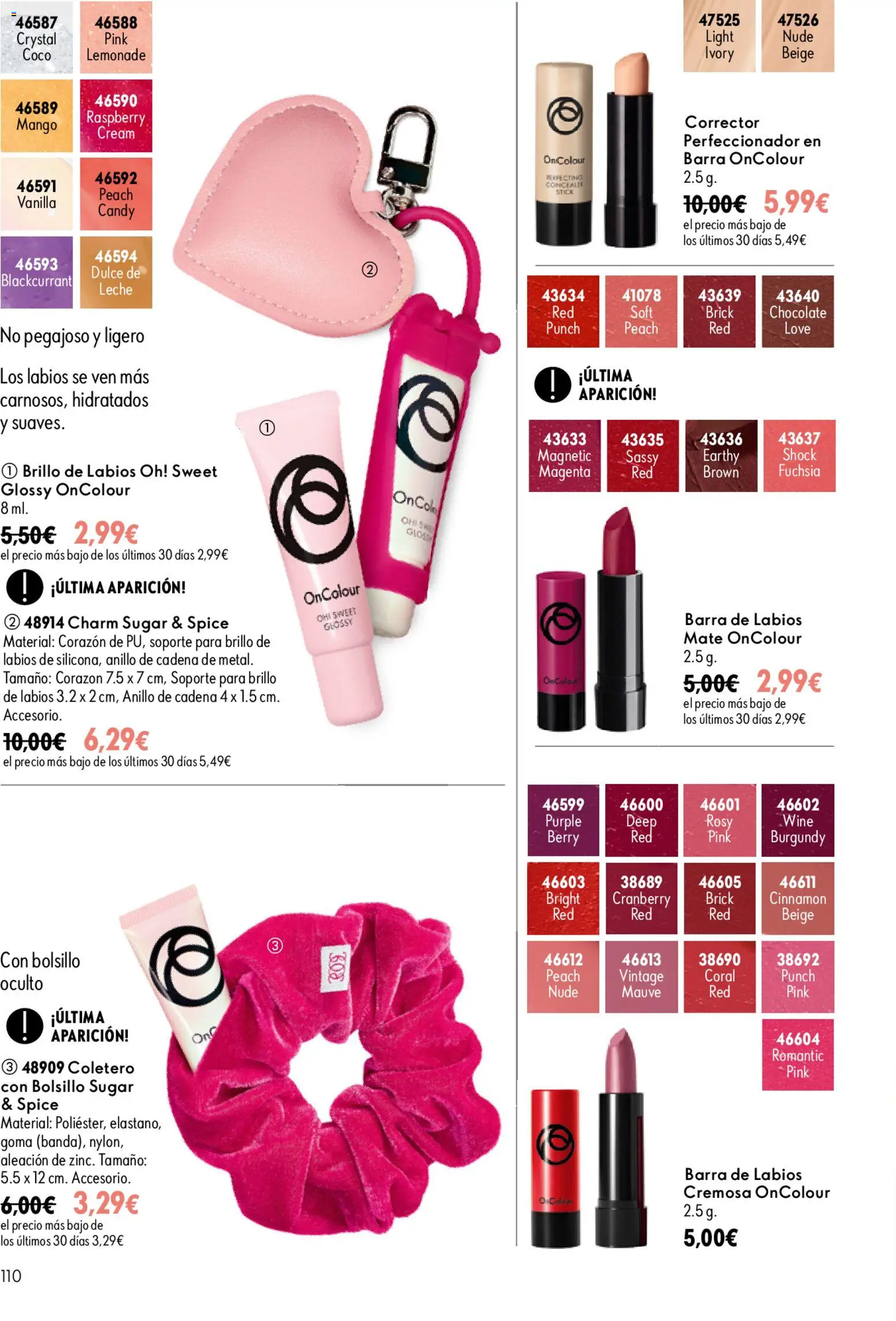 Oriflame - Catálogo Campaña 13 │ válido desde el 16/09/2026 | Página: 110 | Productos: Leche, Chocolate, Barra de labios, Mango