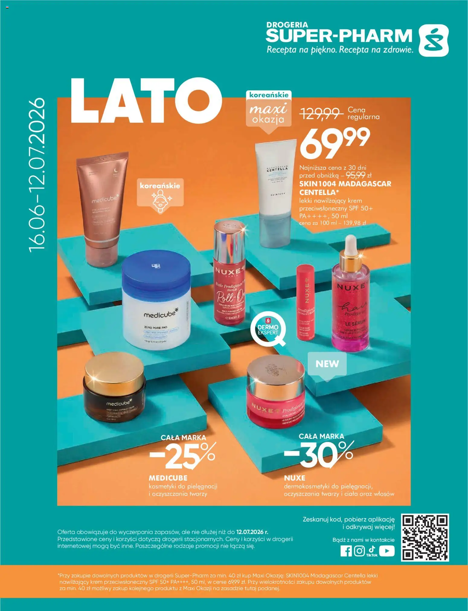 Super-pharm gazetka od 16.06.2026 | Strona: 1 | Produkty: Drogeria, Kosmetyki, Krem