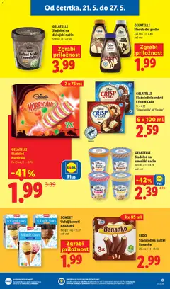 Lidl katalog akcije – veljaven od 21.05.2026 | Stran: 15 | Izdelki: Karamele, Sladoled