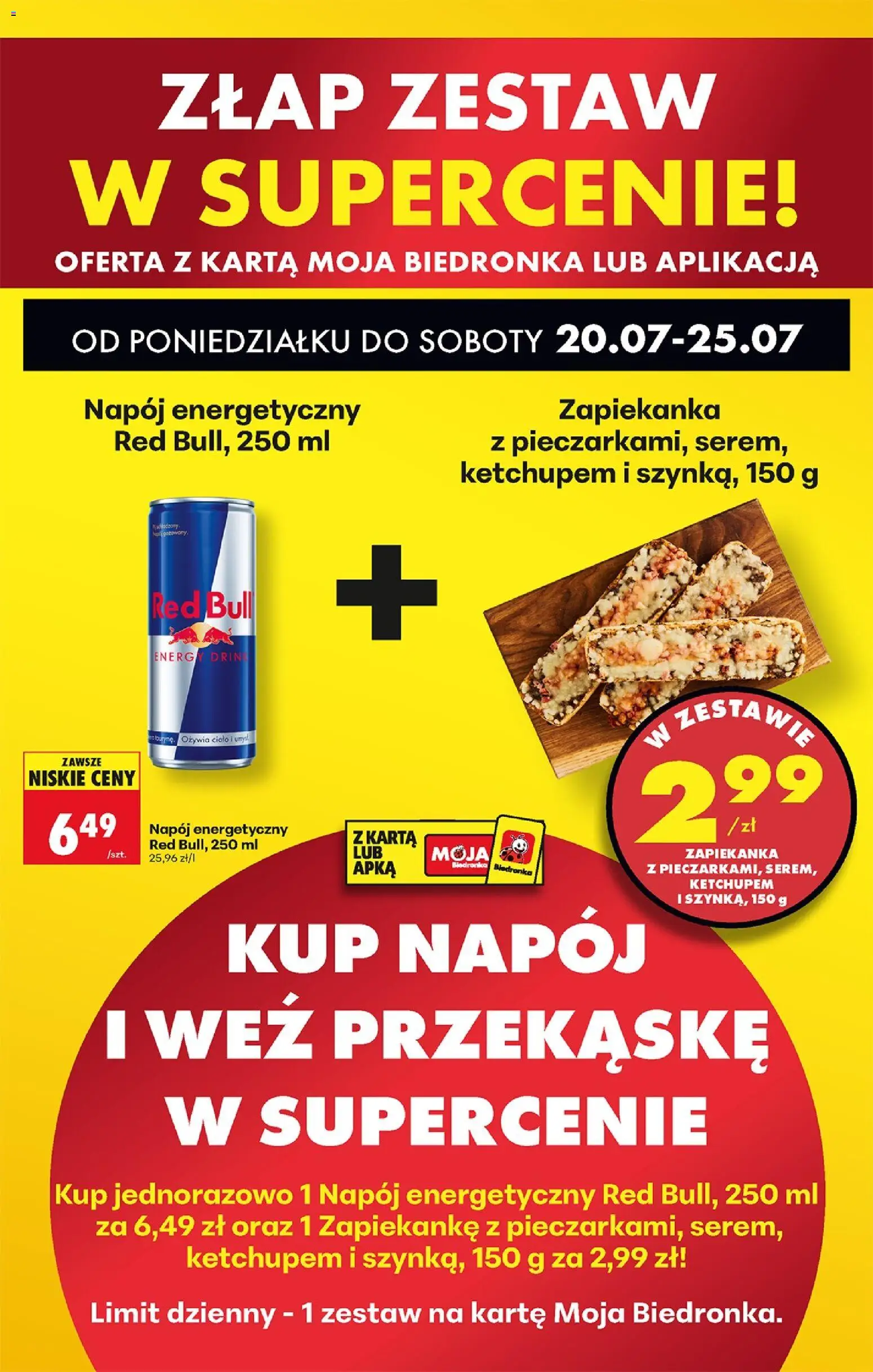 Biedronka Polsko leták od 20.07.2026 | Strana: 54 | Produkty: Red Bull