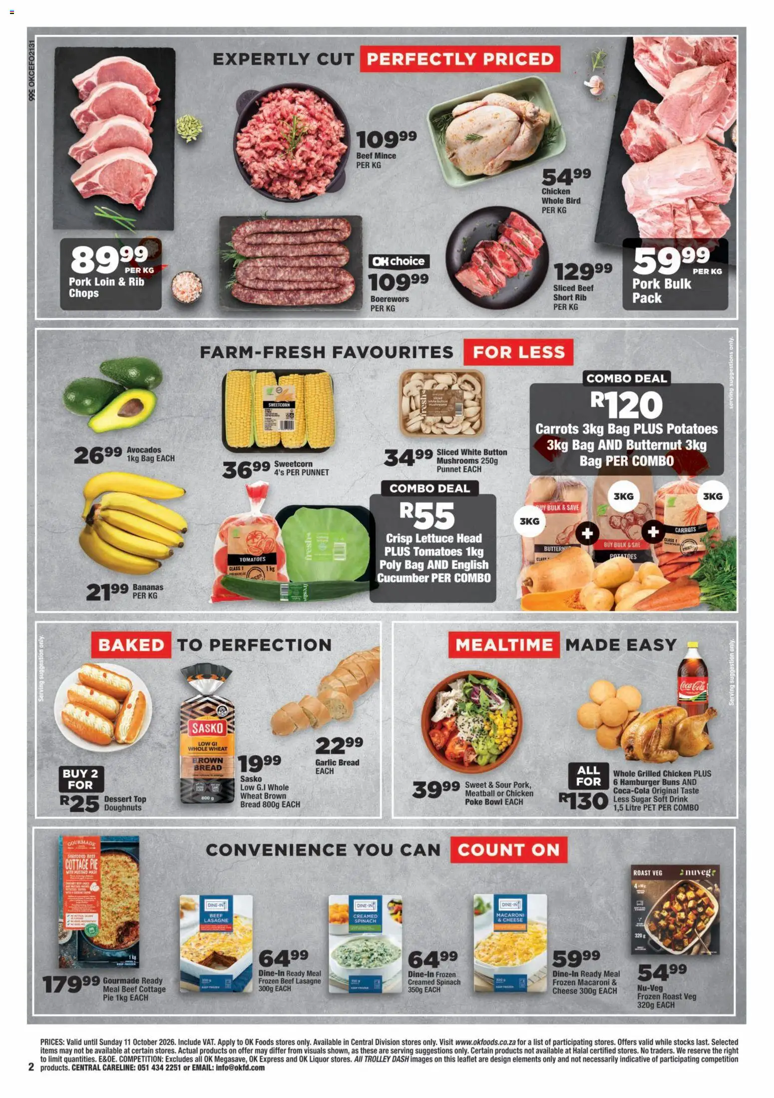 New OK Foods catalogue – valid from 23/09/2026 | Page: 2 | Products: Bowl, Potatoes, Garlic, Lettuce