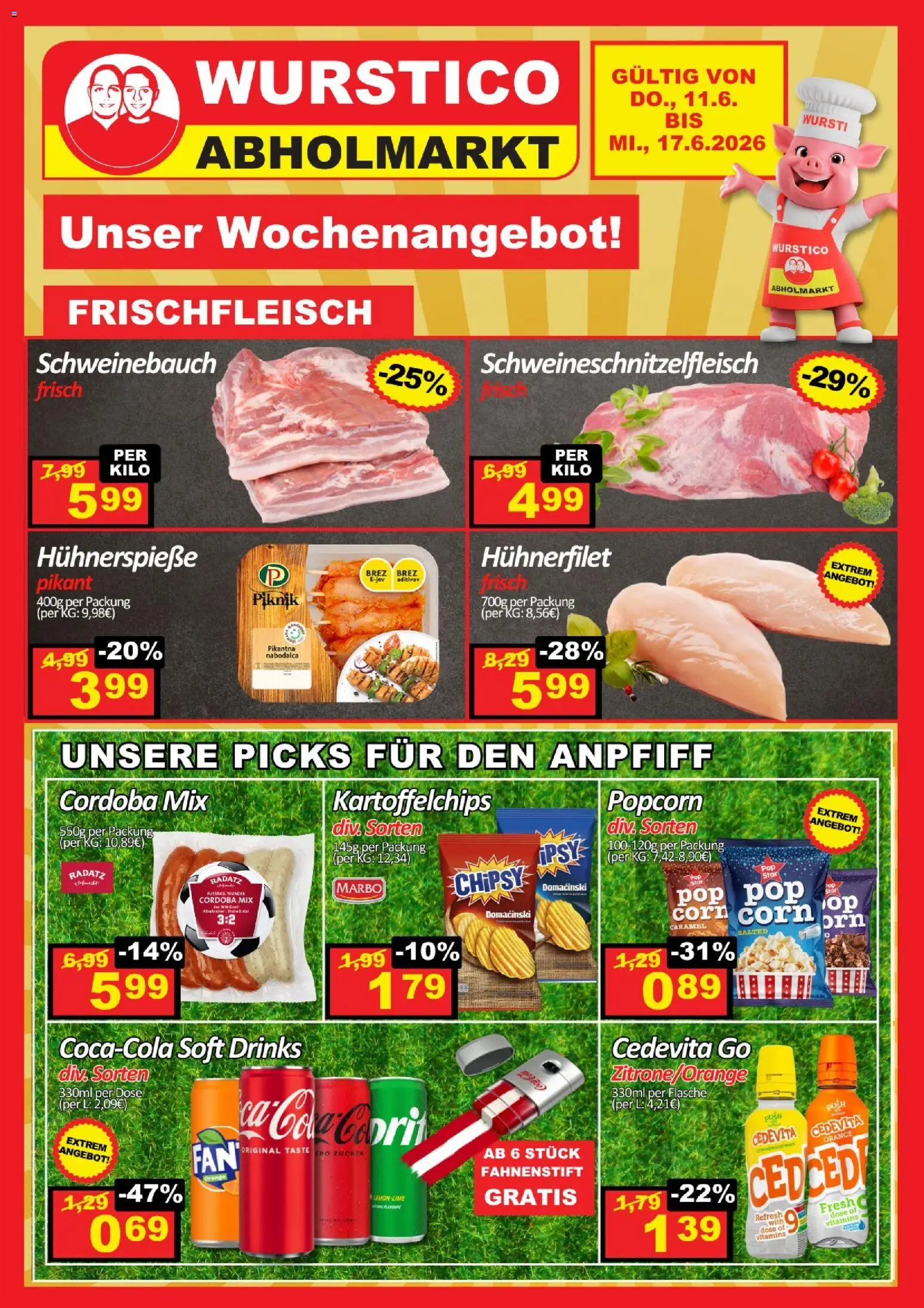 Wurstico Abholmarkt Flugblatt gültig ab 18.06.2026 | Seite: 5 | Produkte: Zucker