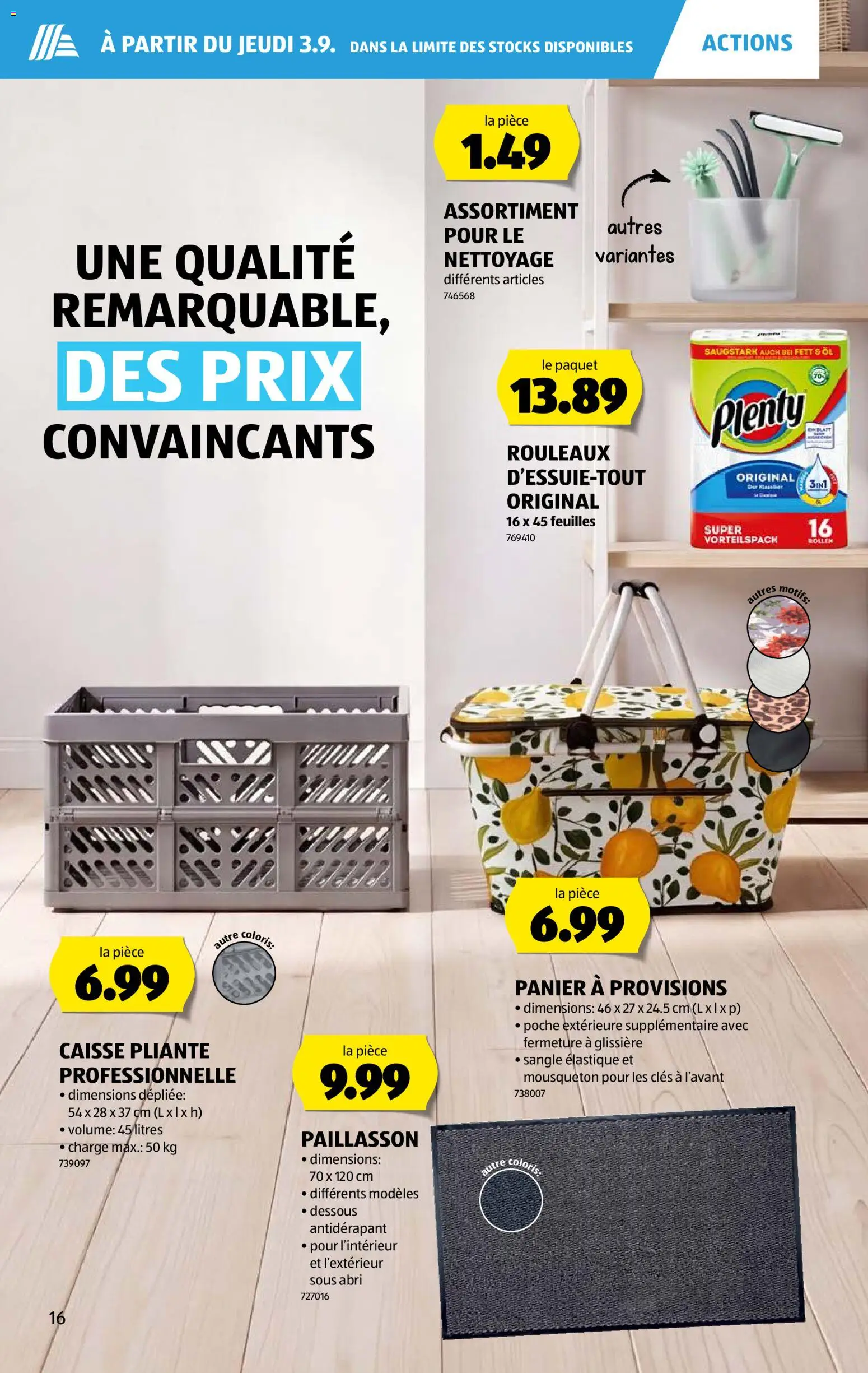 Aldi aktionen FR – gültig ab 03.09.2026 | Seite: 16 | Produkte: Dessous, Öl