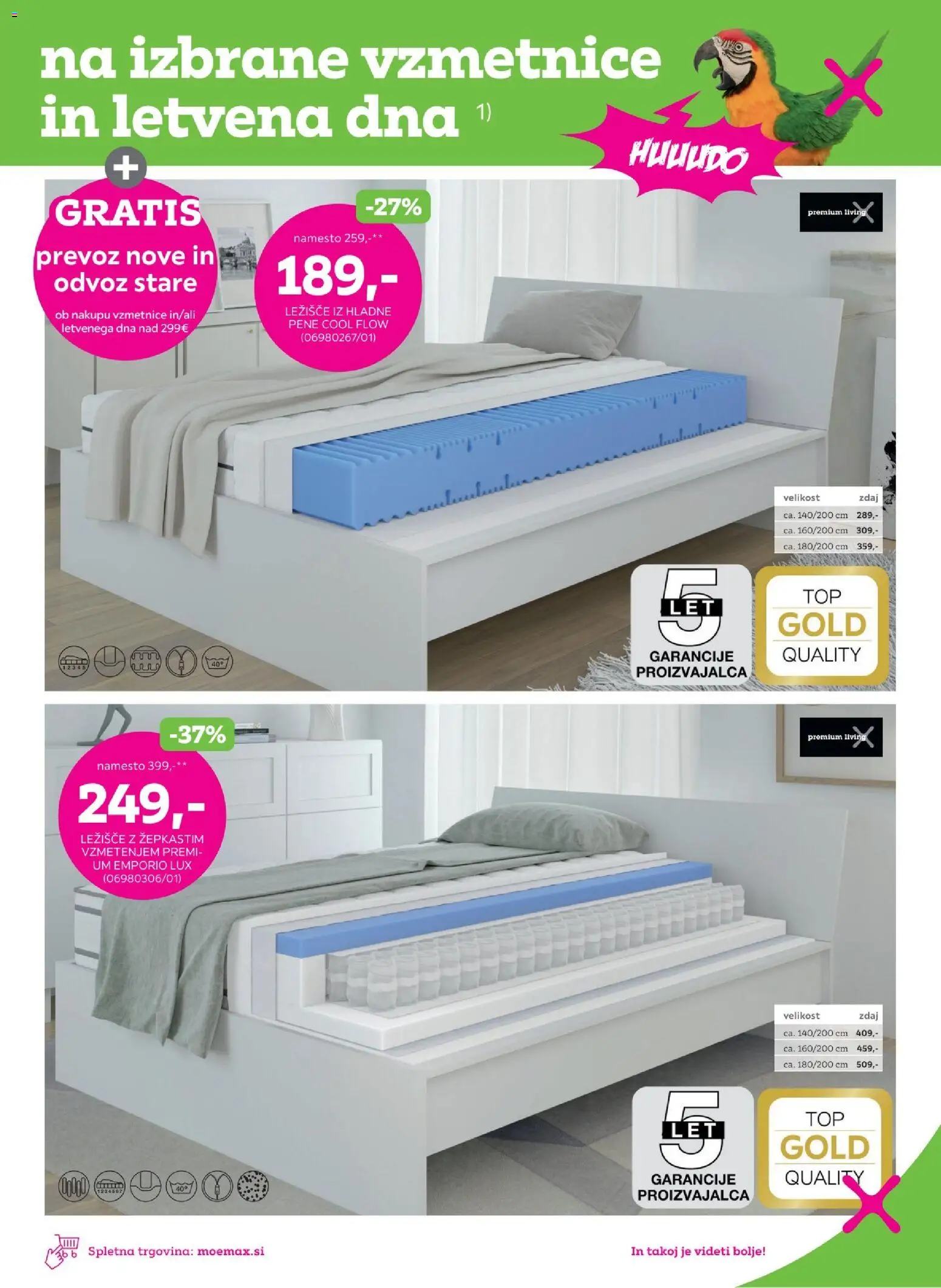 Novi Mömax katalog ponudbe – veljaven od 17.08.2026 | Stran: 3 | Izdelki: Ležišče