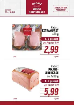 Radatz Flugblatt ab 07.09.2026 gültig