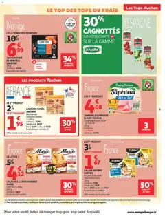 Auchan - Prévisualisation de LASAGNES À LA BOLOGNAISE MARIE, Le lot de 2 x 300 g 600 g valide à partir de 01/09/2026 | Page: 3