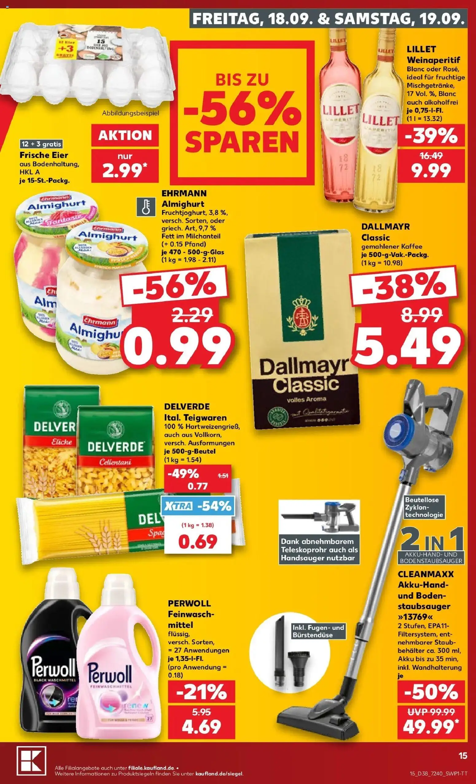 Prospekt Kaufland ab 14.09.2026 » Angebote Online zum Blättern | Seite: 27 | Produkte: Eier, Kaffee, Gemahlener Kaffee, Dallmayr