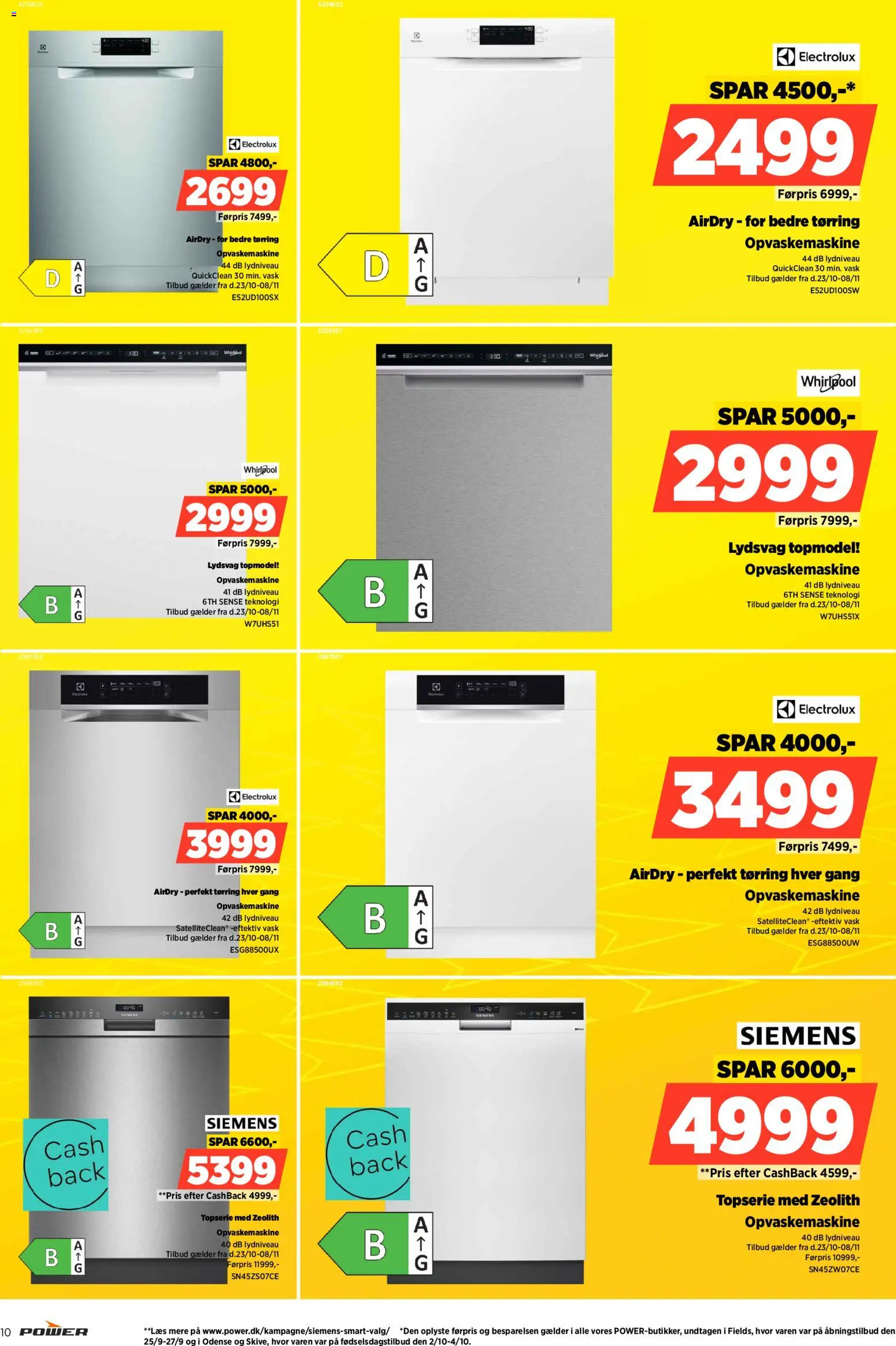 Power tilbudsavis – gyldig fra 23/10/2026 | Side: 10 | Produkter: Opvaskemaskine