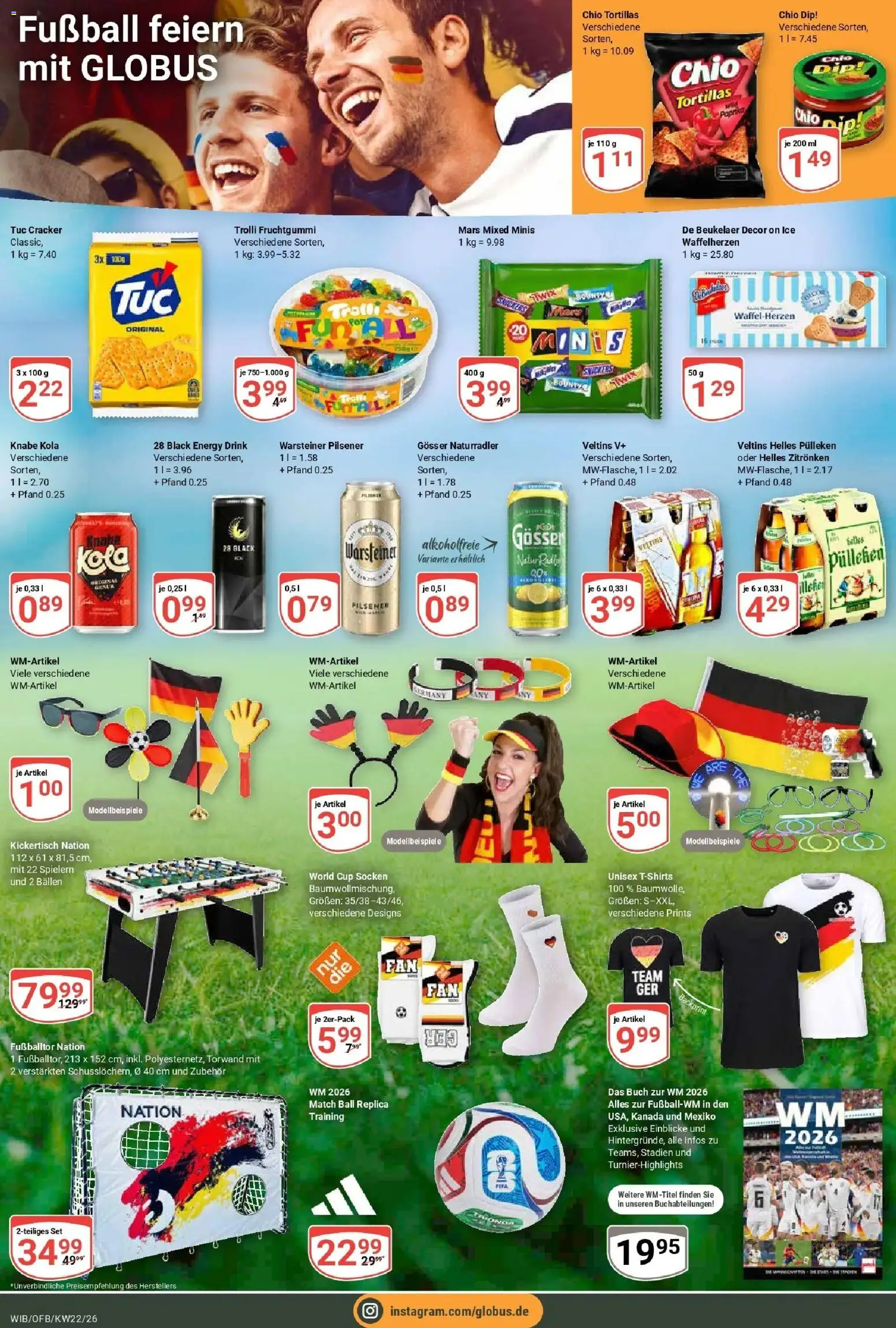 Globus Prospekt Wiesbaden-Nordenstadt – gültig ab 26.05.2026 | Seite: 21 | Produkte: Helles pulleken, Energy, Warsteiner, Veltins