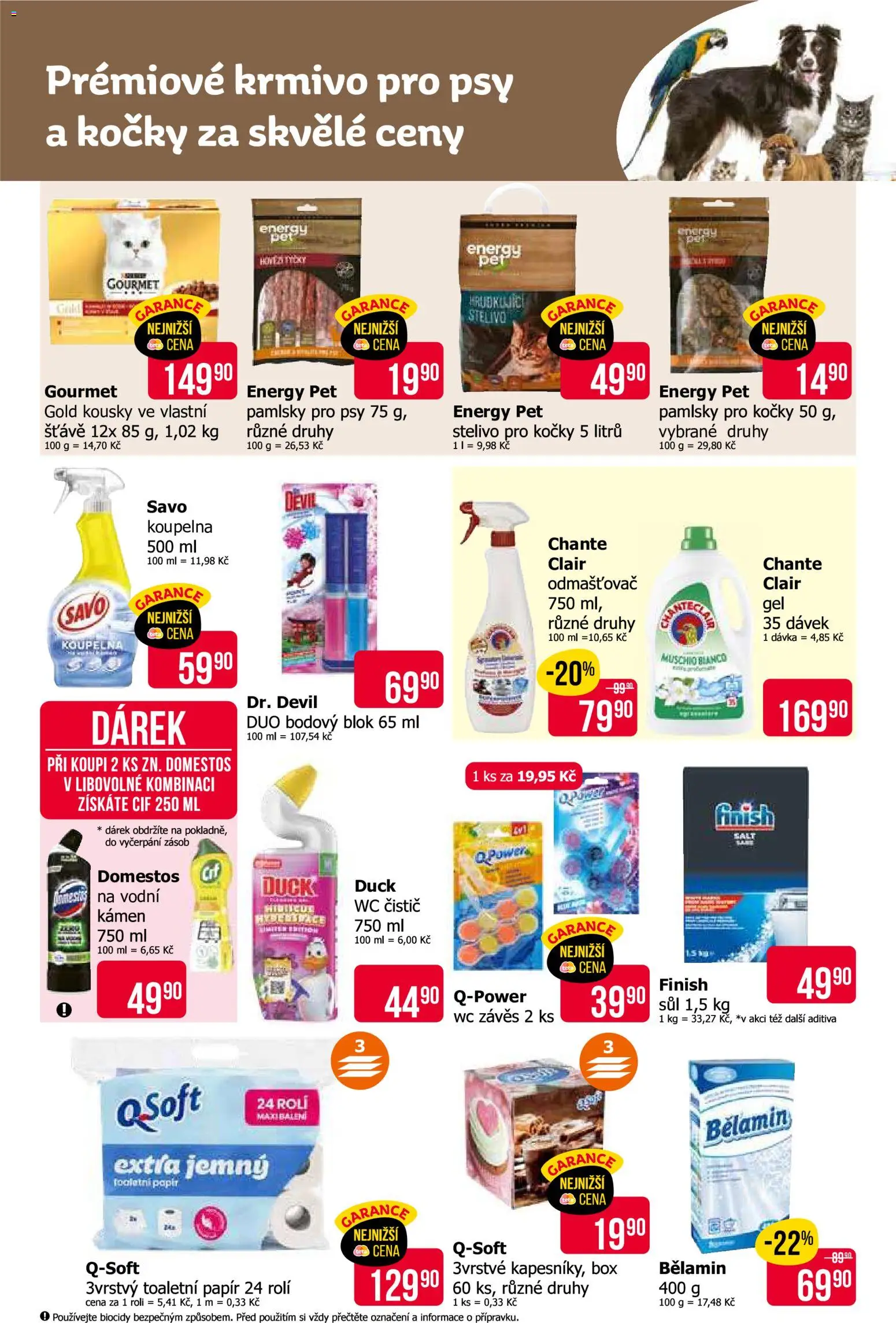 TETA Drogerie leták od 16.07.2026 | Strana: 13 | Produkty: Krmivo pro psy, Stelivo, Wc, Wc čistič
