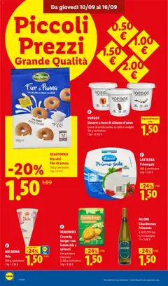 Anteprima del volantino VEMONDO Crunchy burger con lenticchie e spinaci, Con panatura croccante, 2x 80 g confezione, 1 kg = 9.38 € valido a partire dal 10/09/2026 | Pagina: 10