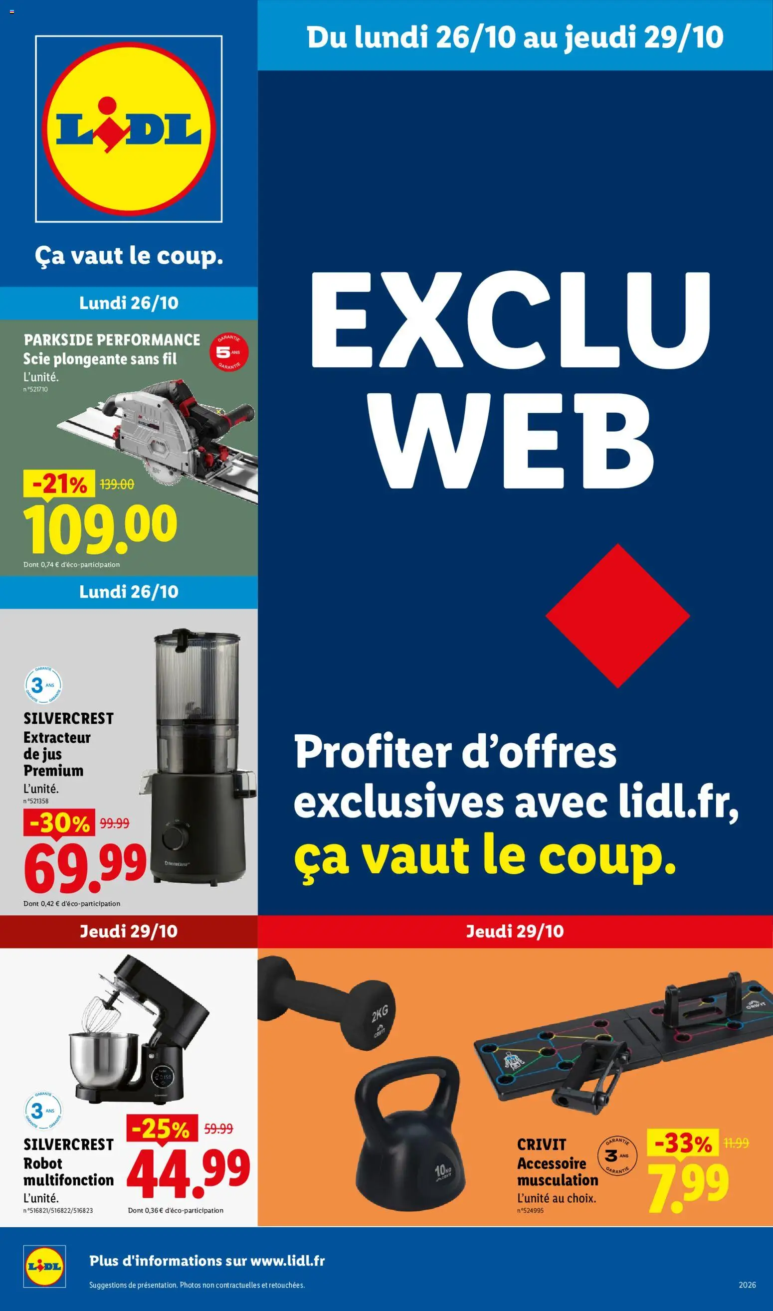 {H1} | Page: 1 | Produits: Parkside, Silvercrest robot multifonction, Robot multifonction silvercrest, Crivit