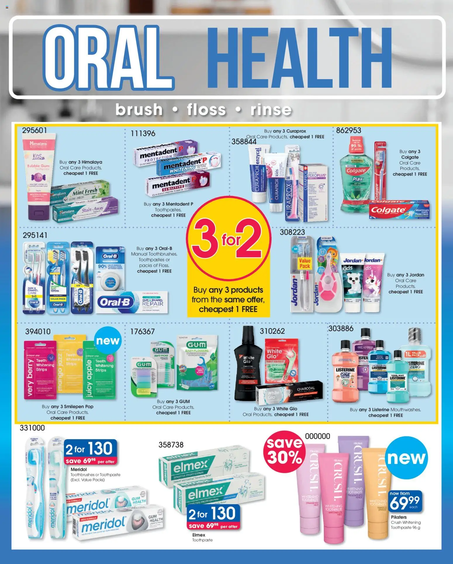 New Clicks catalogue – valid from 11.03.2026 | Page: 10 | Products: Brush, Enamel, Toothpaste, Mango