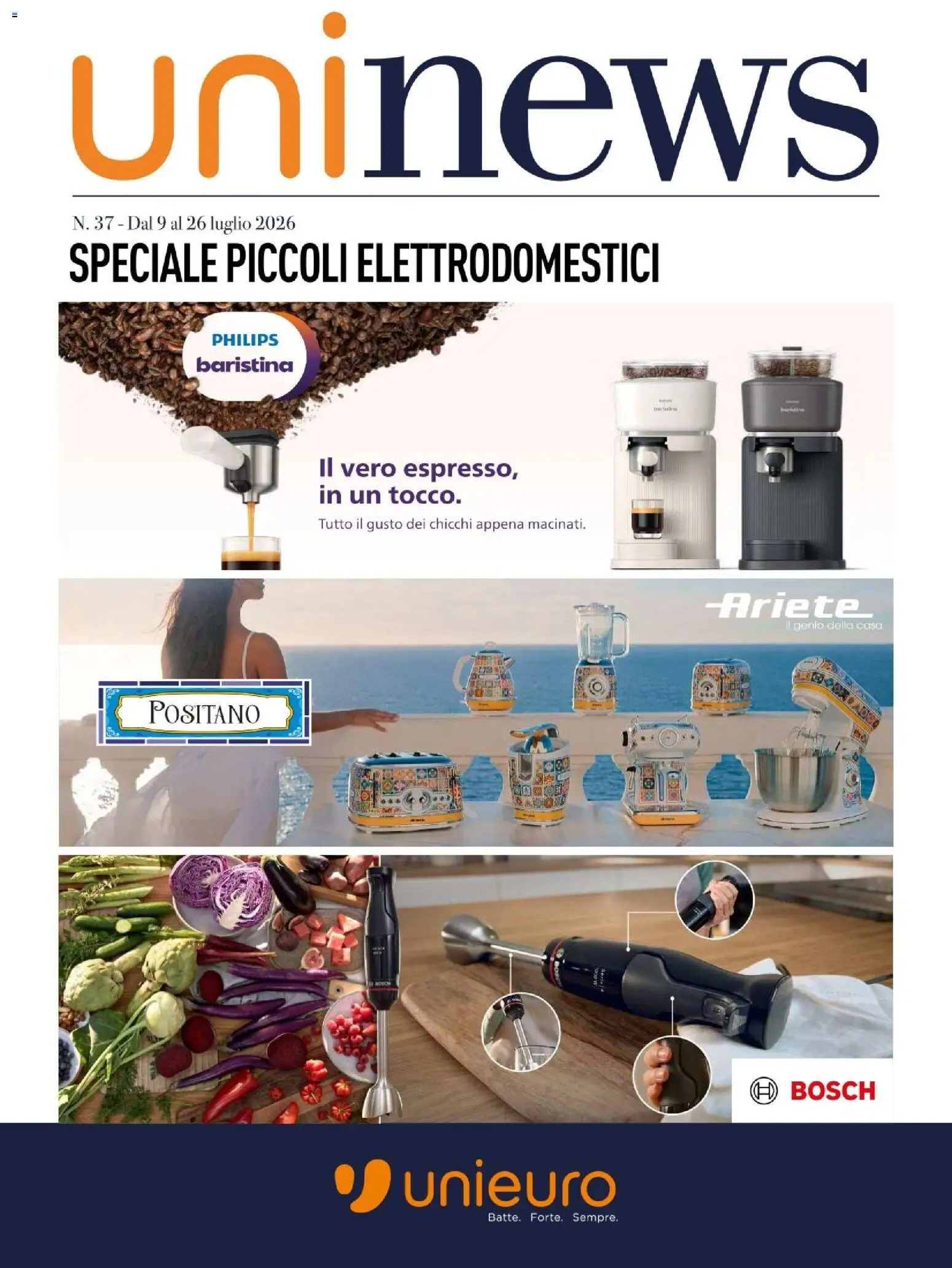 Unieuro volantino Piccoli Elettrodomestici dal 09/07/2026 anteprima > nuovo offerte!⏳ catalogue cover