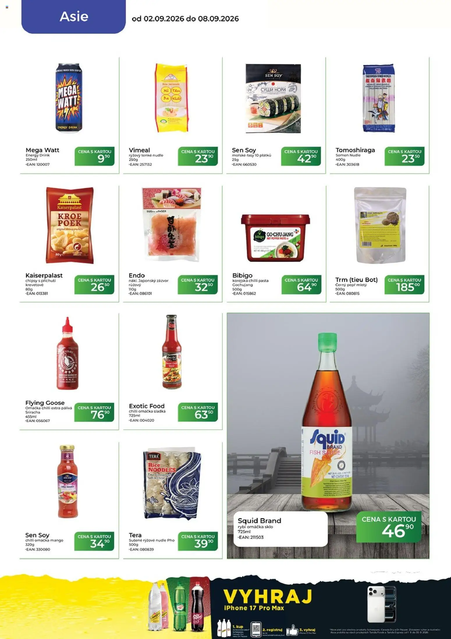 Tamda Foods leták od 02.09.2026 | Strana: 44 | Produkty: Chilli, Rybí omáčka, Zázvor, Rýžové nudle