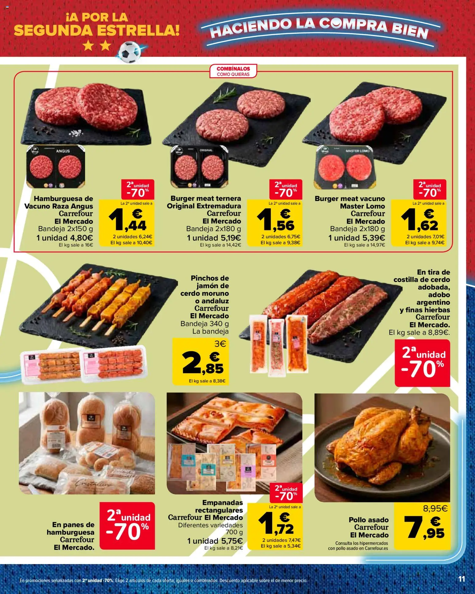 Carrefour Especial final │ válido desde el 17/07/2026 | Página: 11 | Productos: Jamón, Costilla de cerdo, Σοκολατούχο γάλα, Bandeja