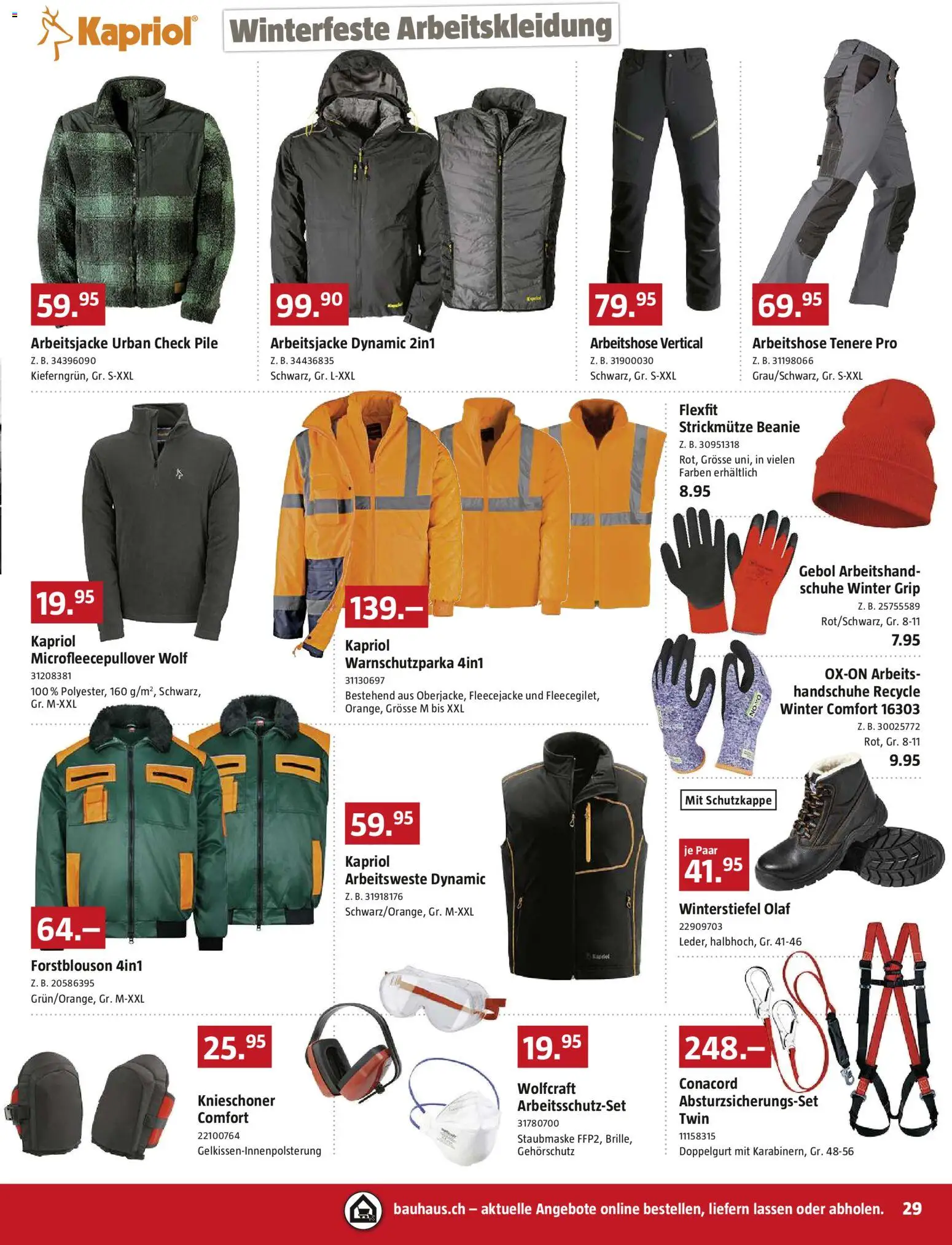 Bauhaus aktionen – gültig ab 26.10.2026 | Seite: 29 | Produkte: Handschuhe
