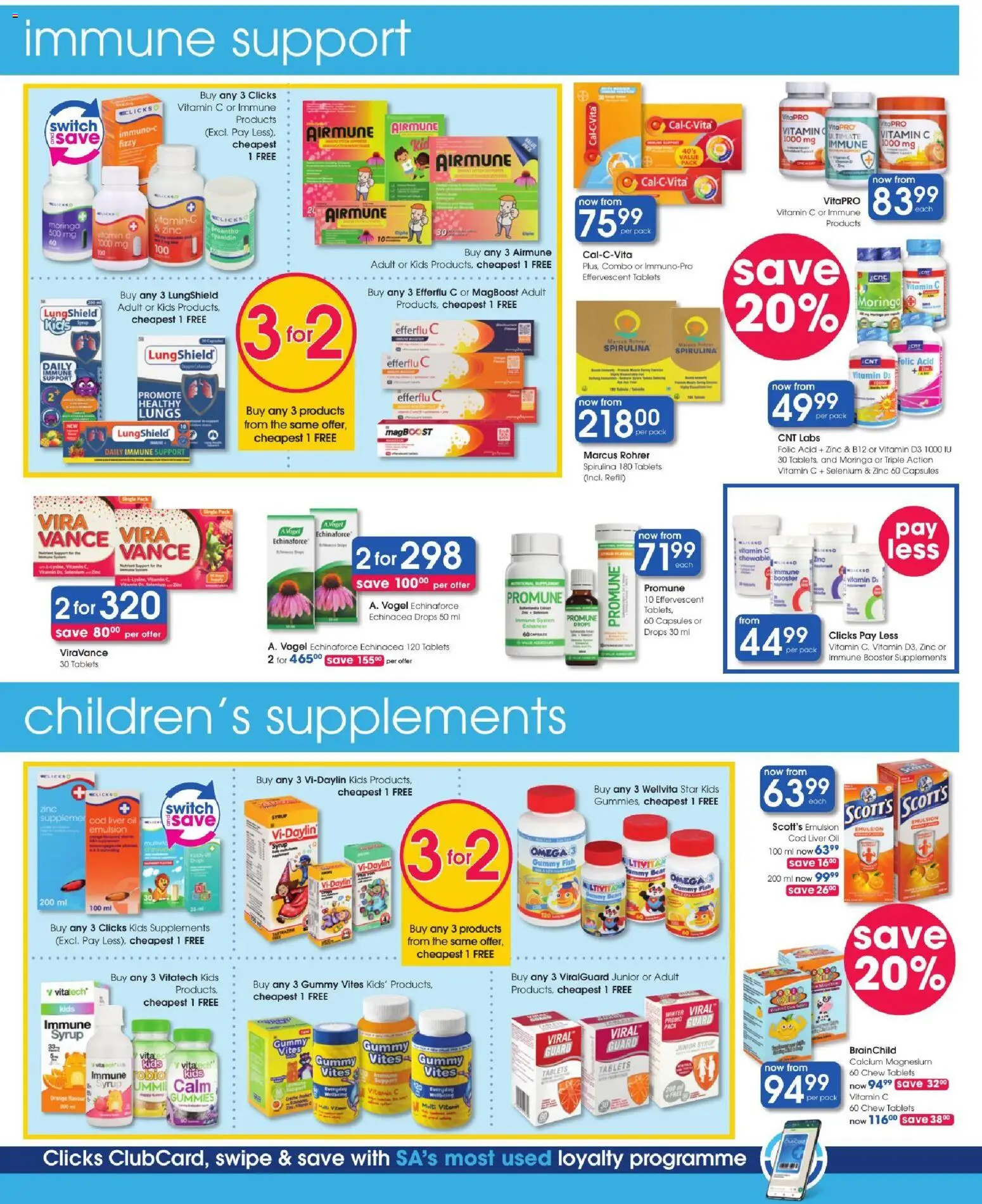 New Clicks catalogue – valid from 11/08/2026 | Page: 42 | Products: Oil, Switch, Syrup, Supplements