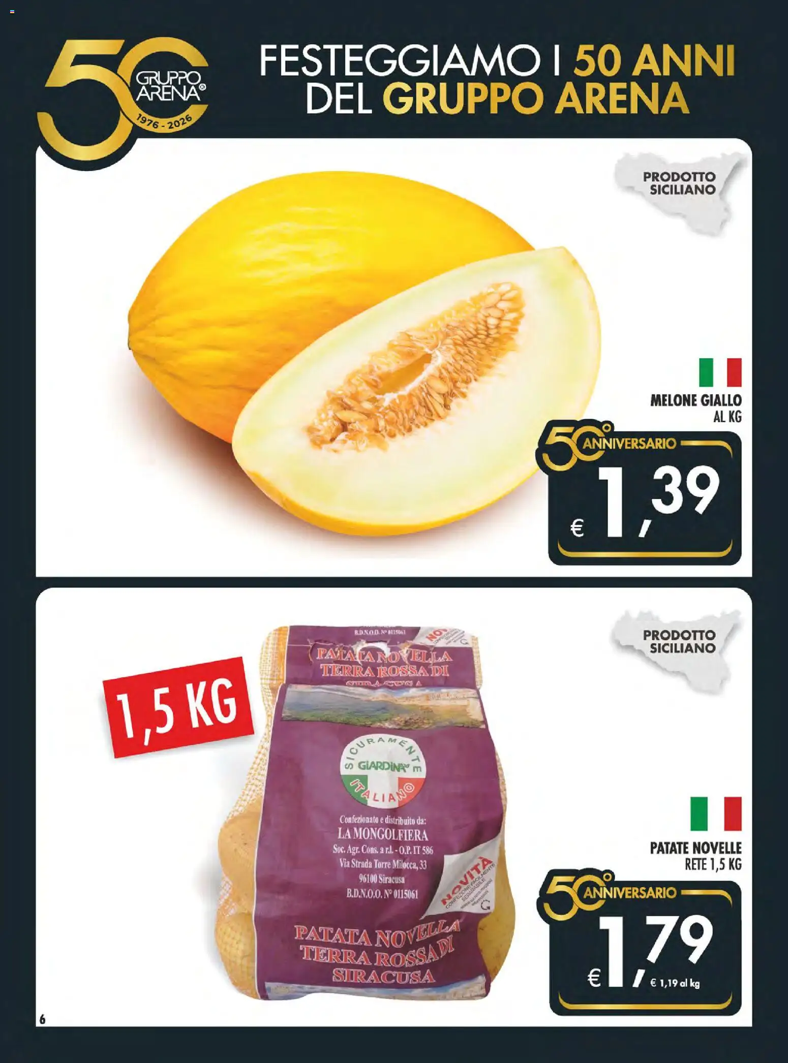 Volantino SuperConveniente del 21.05.2026 | Pagina: 6 | Prodotti: Patate, Melone, Terra