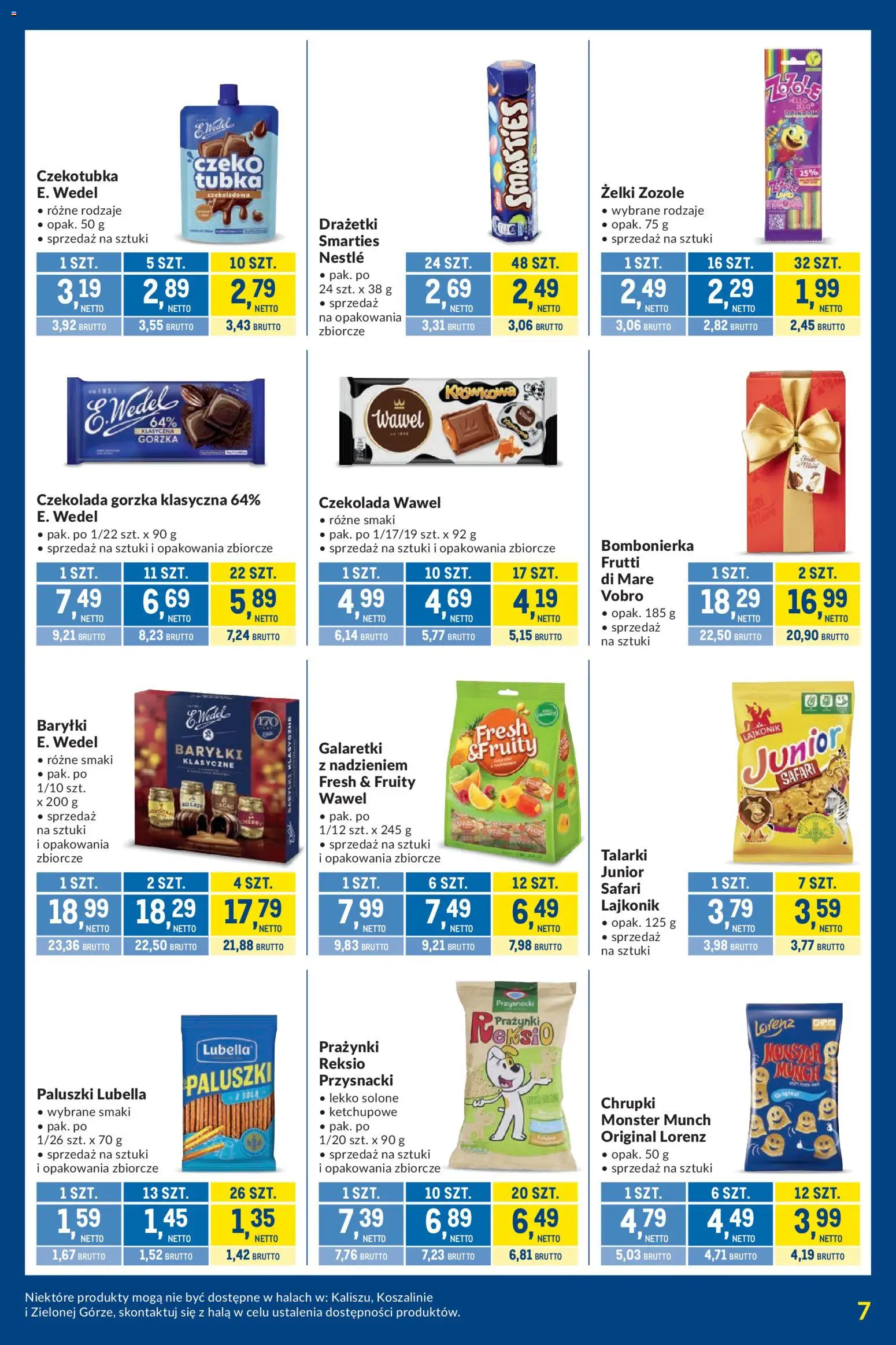 Makro gazetka - Kupujesz więcej płacisz mniej od 29.09.2026 | Strona: 7 | Produkty: Czekoladowa, Galaretki, Paluszki, Żelki