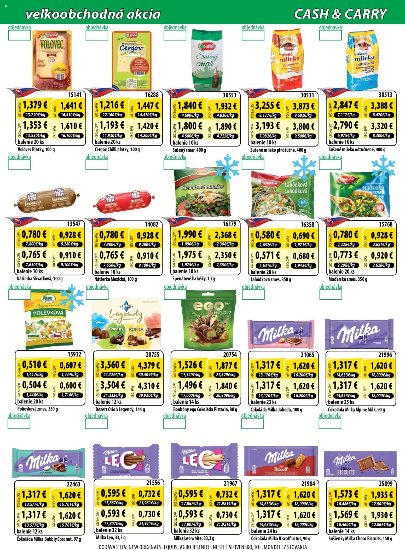 Nové Milk Agro akcie – leták je platný od 07.10.2026 | Strana: 3 | Produkty: Mlieko, Nátierka, Sušené mlieko, Milka