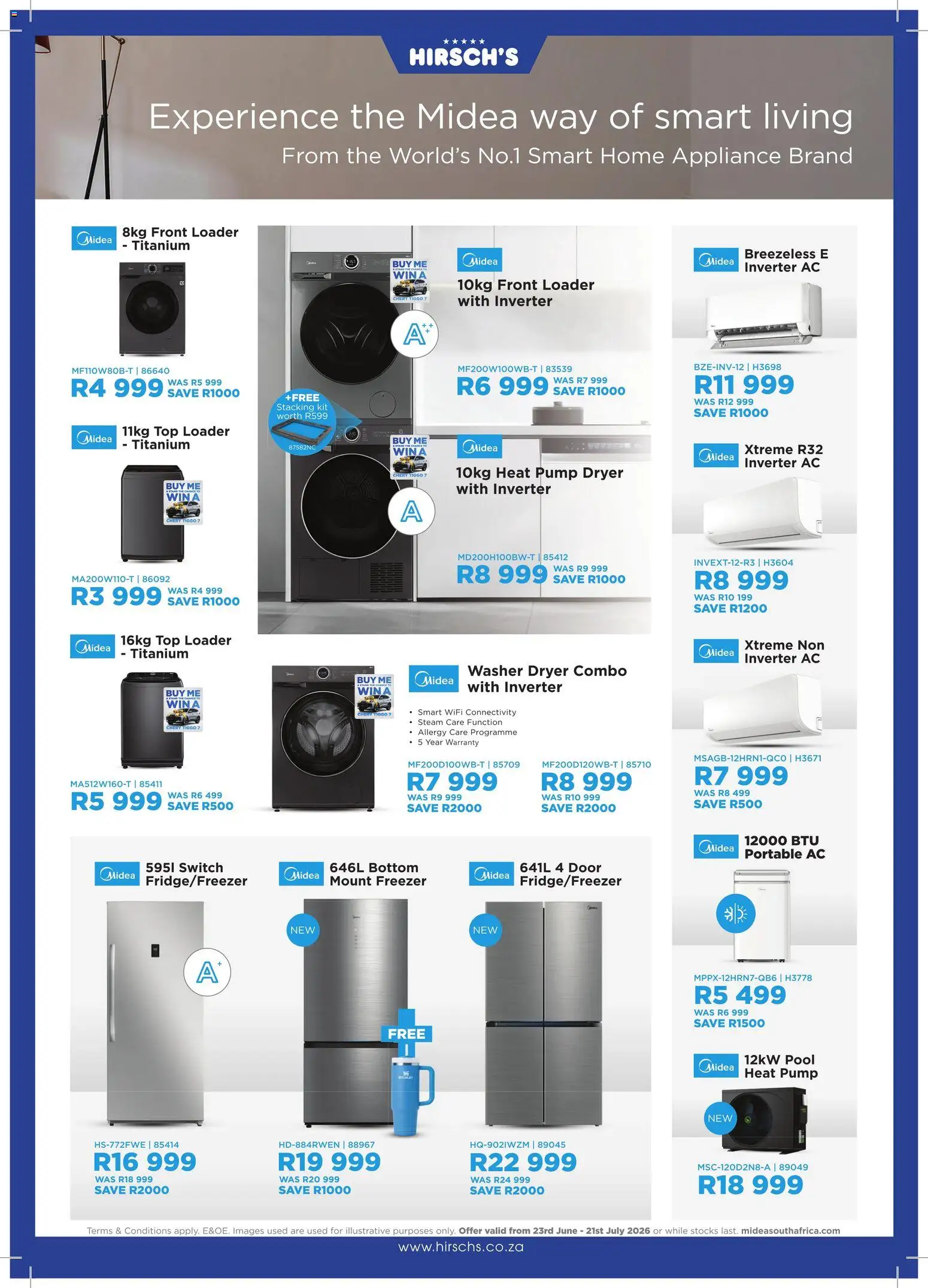 New Hirsch's catalogue – valid from 23/06/2026 | Page: 25 | Products: Freezer, Dryer, Switch