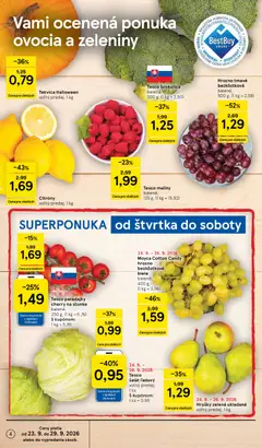 Tesco leták platný od 23.09.2026 | Strana: 4