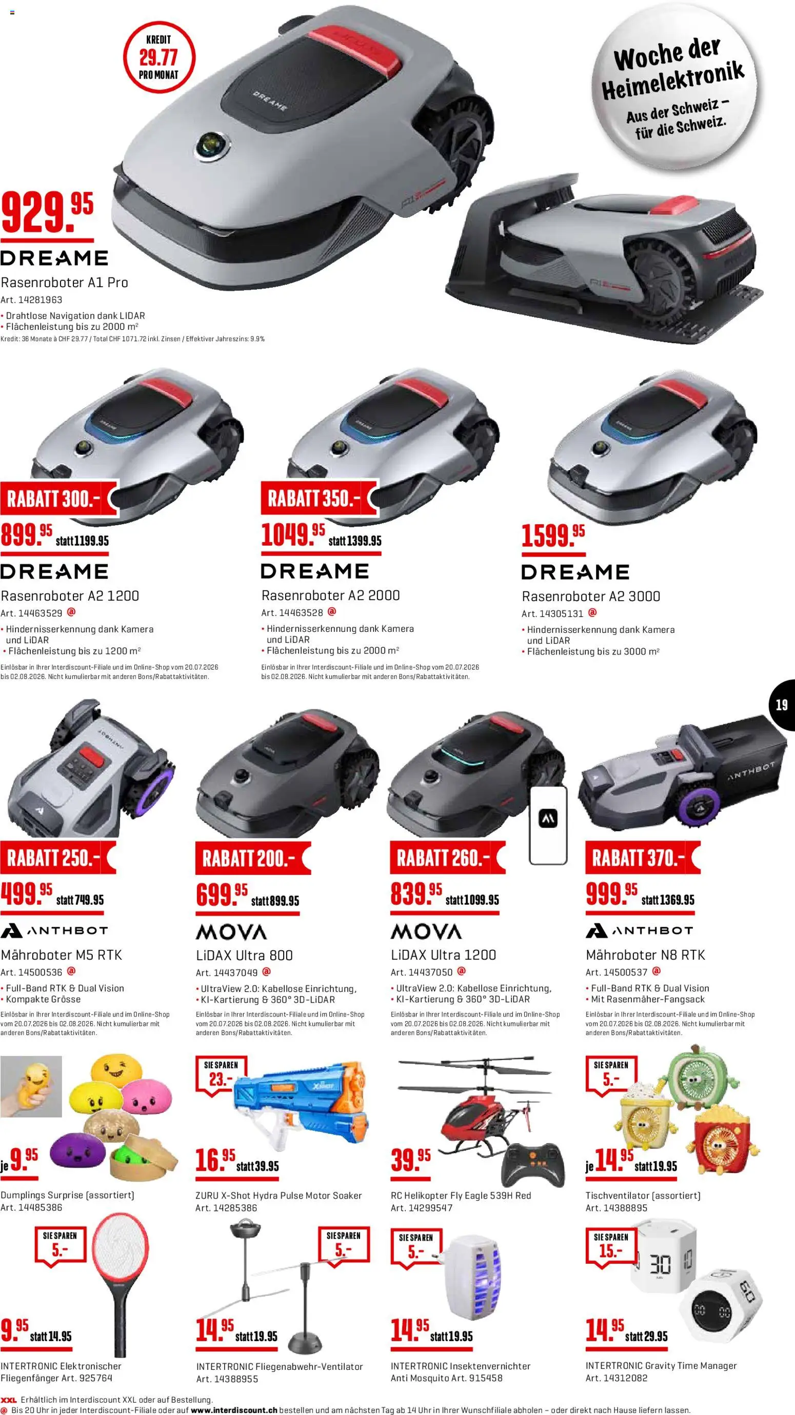 Interdiscount aktionen – gültig ab 20.07.2026 | Seite: 19 | Produkte: Navigation, Uhr, Kamera